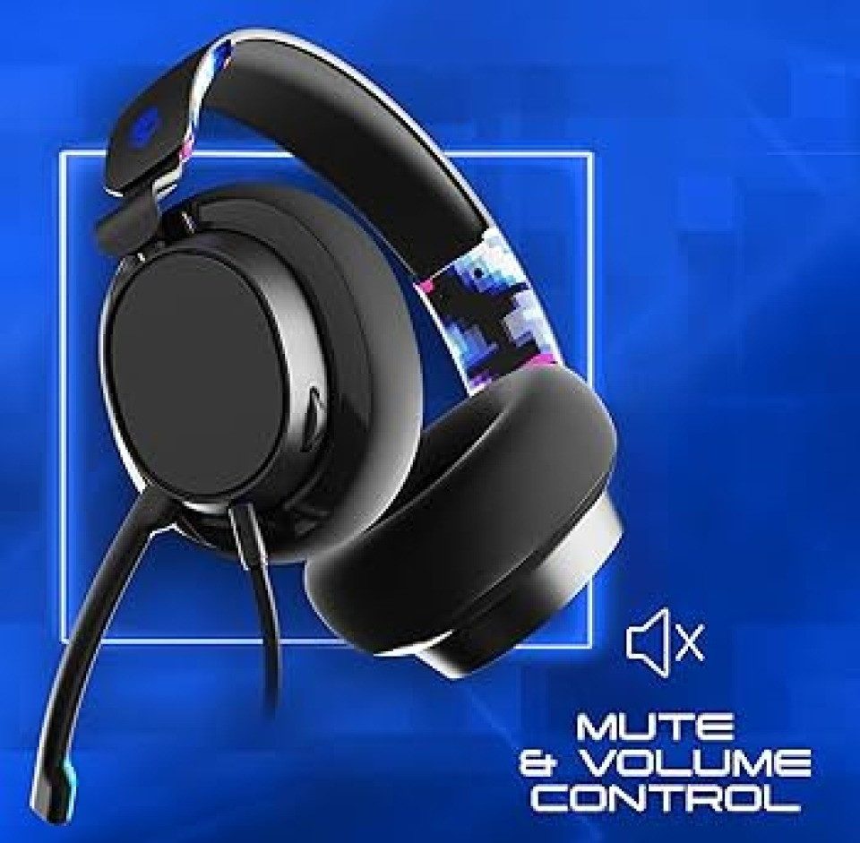 Skullcandy SLYR Pro Gaming-Headset (Abnehmbares Gaming‑Mikrofon für mehr Flexibilität)