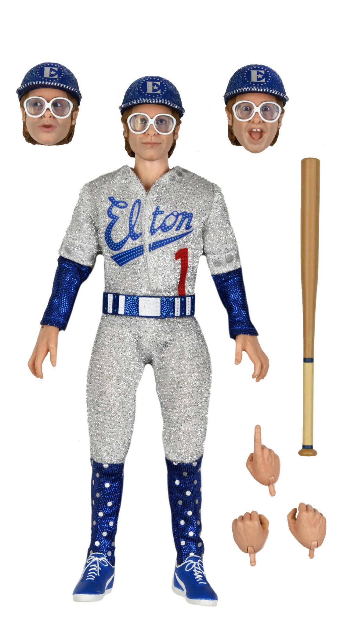 NECA Actionfigur Elton John & Piano Actionfigur Live 1975 incl.