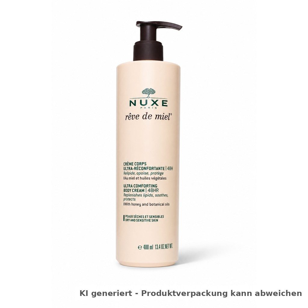 Nuxe Körpercreme Rêve de Miel Crème Corps Ultra-Réconfortante 48H, 400 ml