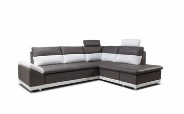 JVmoebel Ecksofa Schlafsofa Sofa Couch Polster Eck Sofas Couchen Sitzecke Stoff Textil, Made in Europe