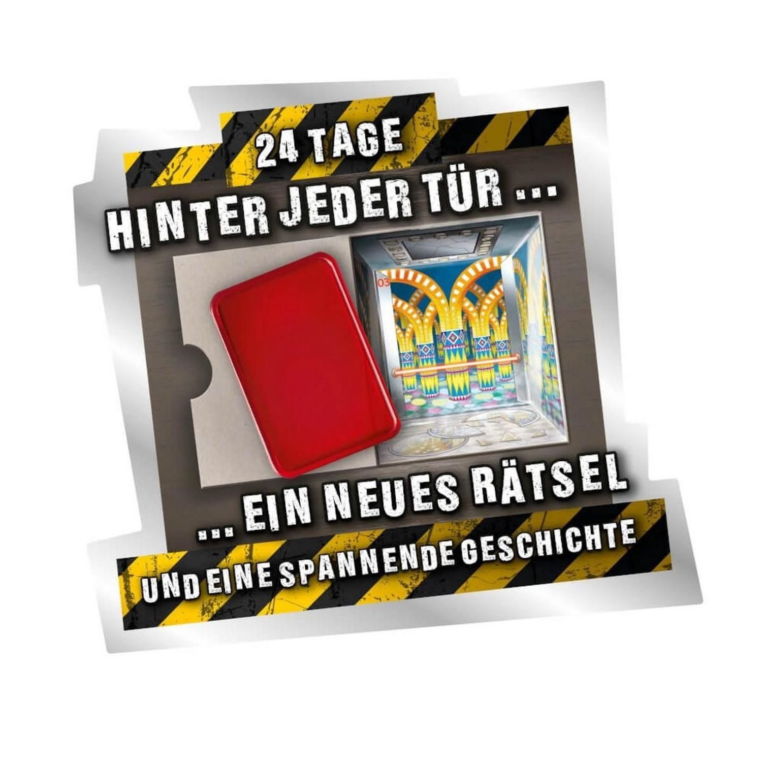 CRAZE Bücher-Adventskalender Adventskalender (Exit Challenge, 1-tlg)