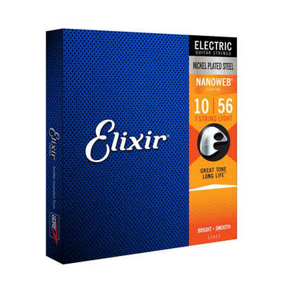 Elixir Saiten, 12057 Nanoweb Electric 7-String 10-56 - E-Gitarrensaiten