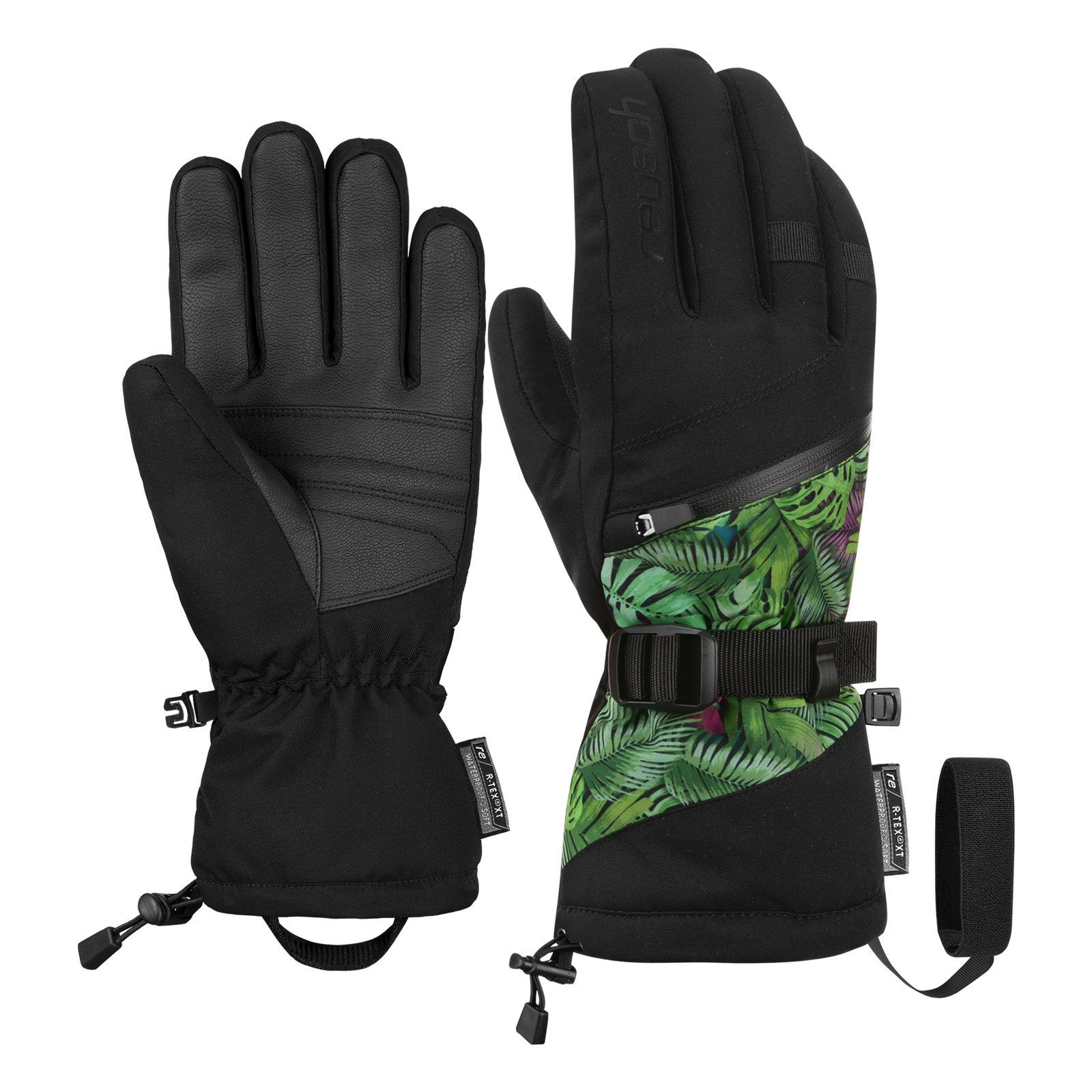 spezieller Reusch pink black / tropical Heizkissentasche R-TEX® 9031 mit XT Demi Skihandschuhe