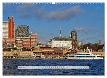 CALVENDO Wandkalender Hamburg - Mein Hafen (Premium, hochwertiger DIN A2 Wandkalender 2023, Kunstdruck in Hochglanz)