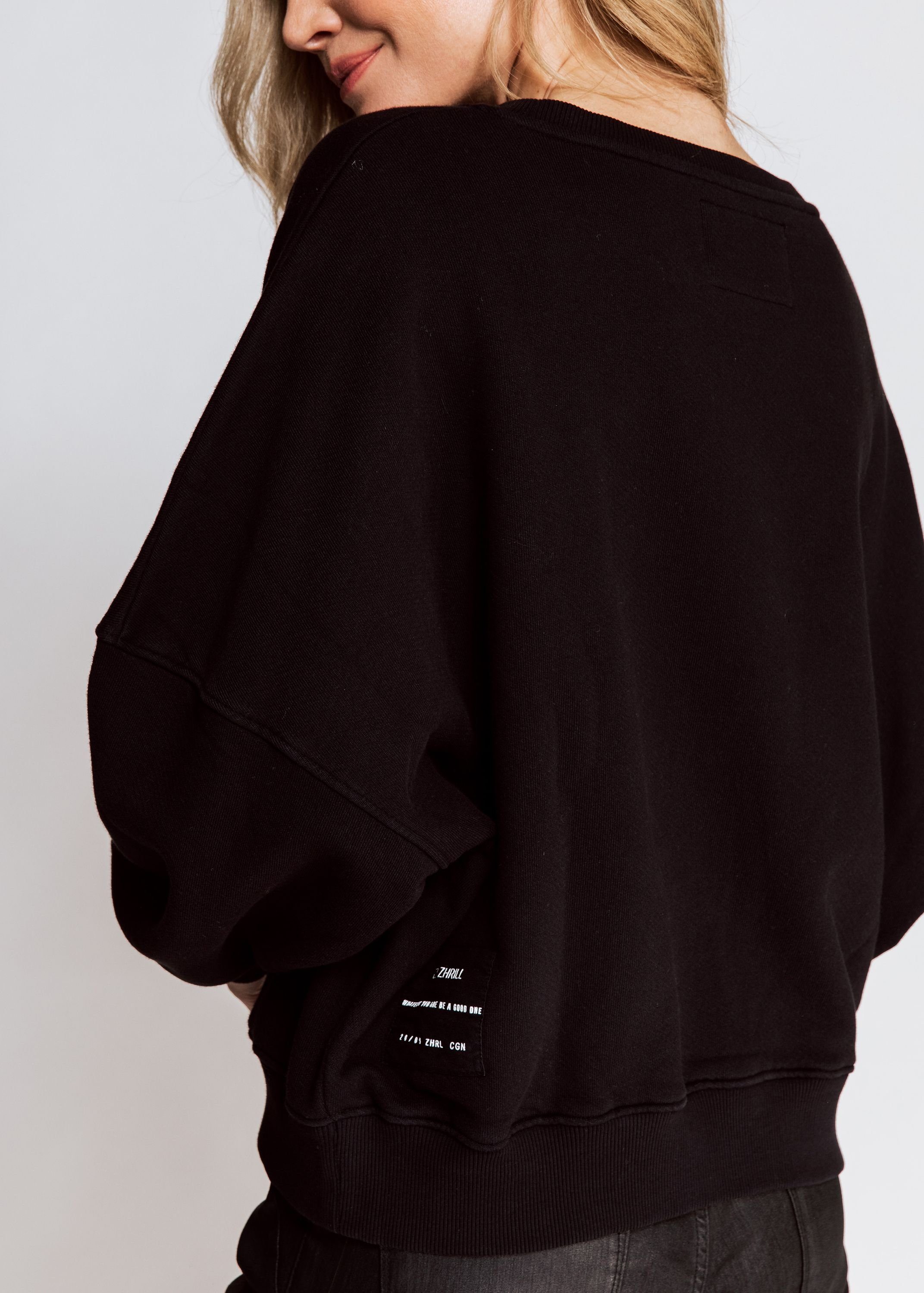 Pullover (0-tlg) LUANA Zhrill Black Sweatshirt