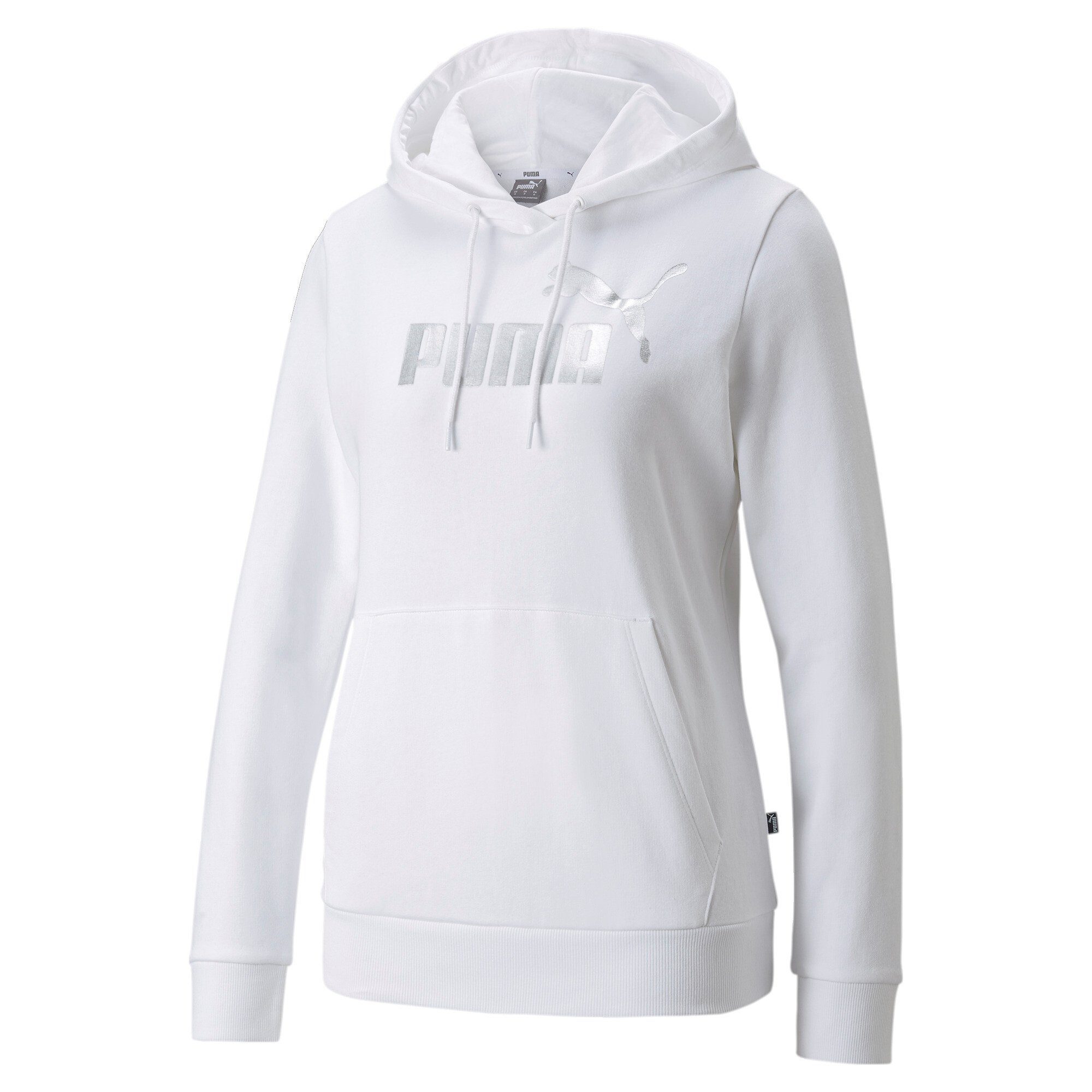 PUMA Kapuzensweatshirt ESS+ METALLIC LOGO HOODIE TR