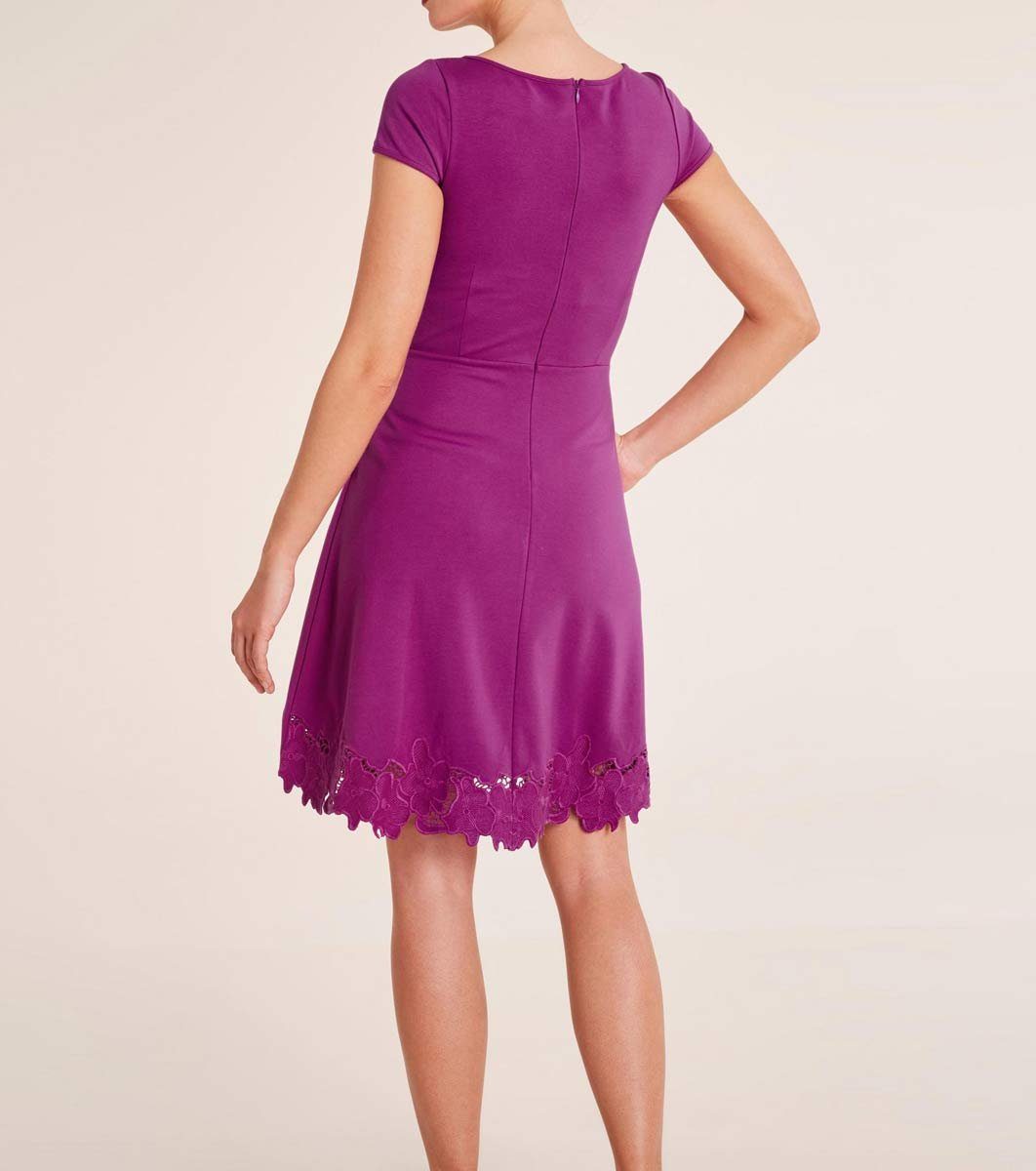 Designer-Kleid by pink Ashley Shirtkleid heine Ashley Damen Brooke Stickerei, mit Brooke