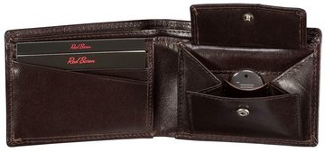 Red Baron Geldbörse RB-WT-001-04, 1-fach klappbar, Kreditkartenfächer, Münzfach mit Druckknopf