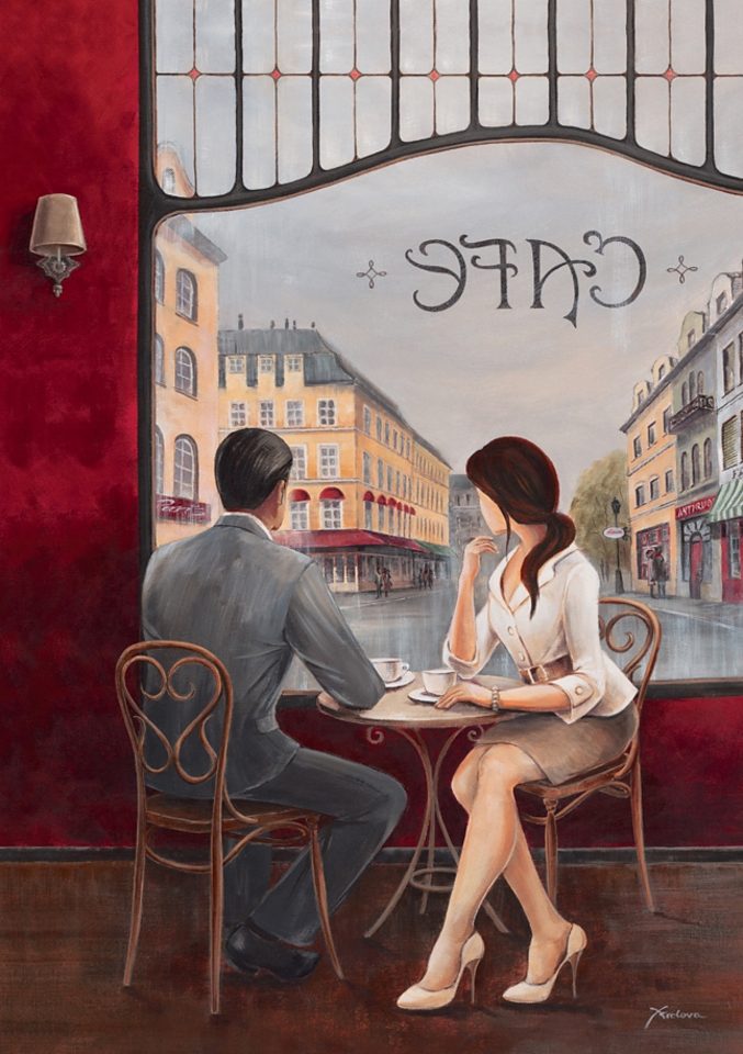 Home affaire Leinwandbild »Café«, 60/80 cm-Otto
