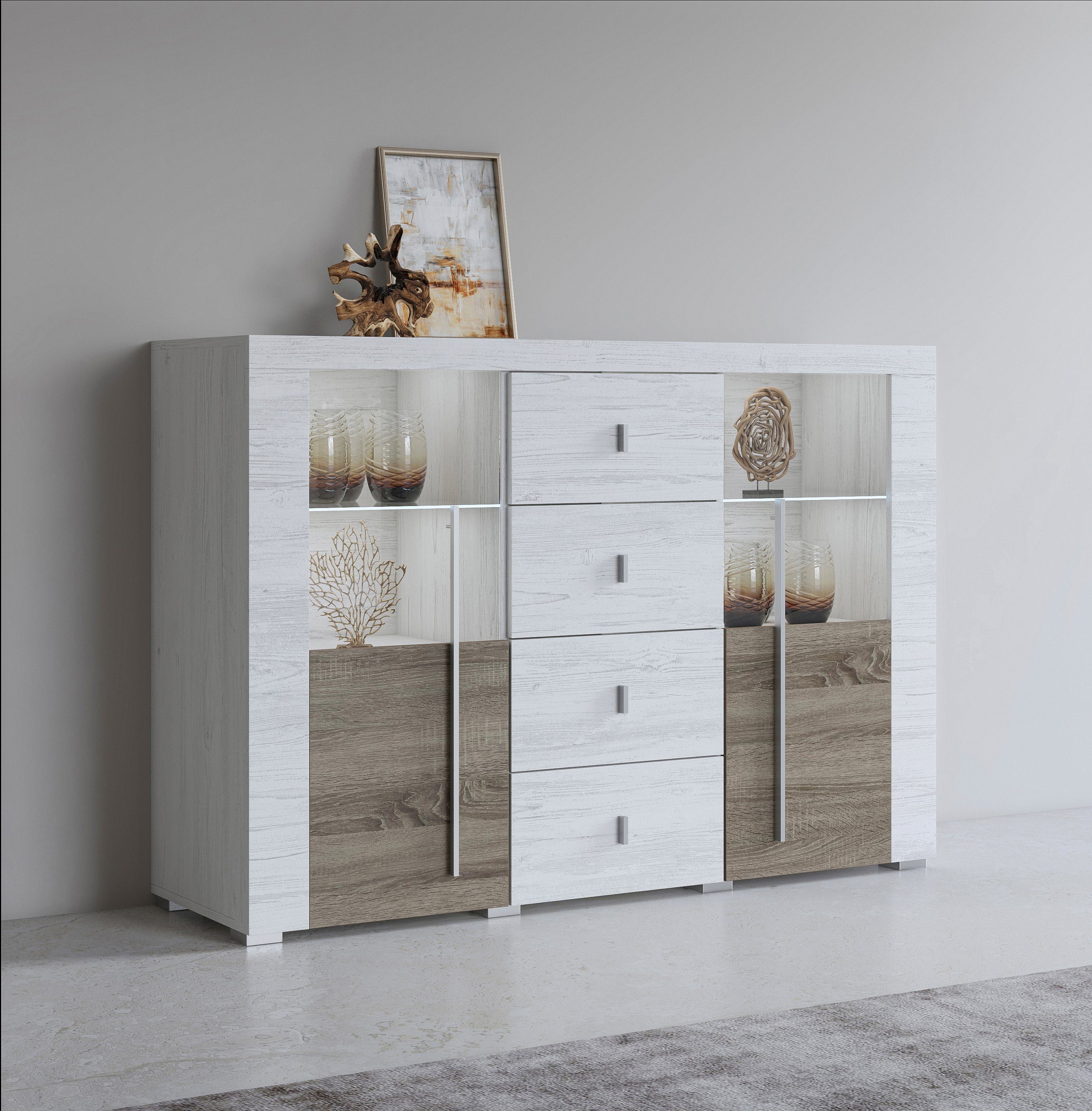 Helvetia Sideboard Roger, Breite 132 cm