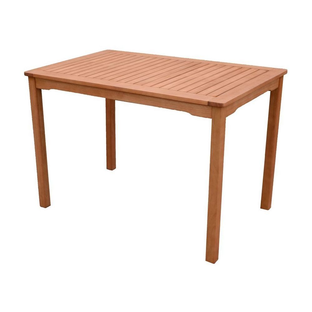 Lomadox Gartentisch HGA-120, Tisch aus Eukalyptusholz geölt, ca. 110x75x70 cm