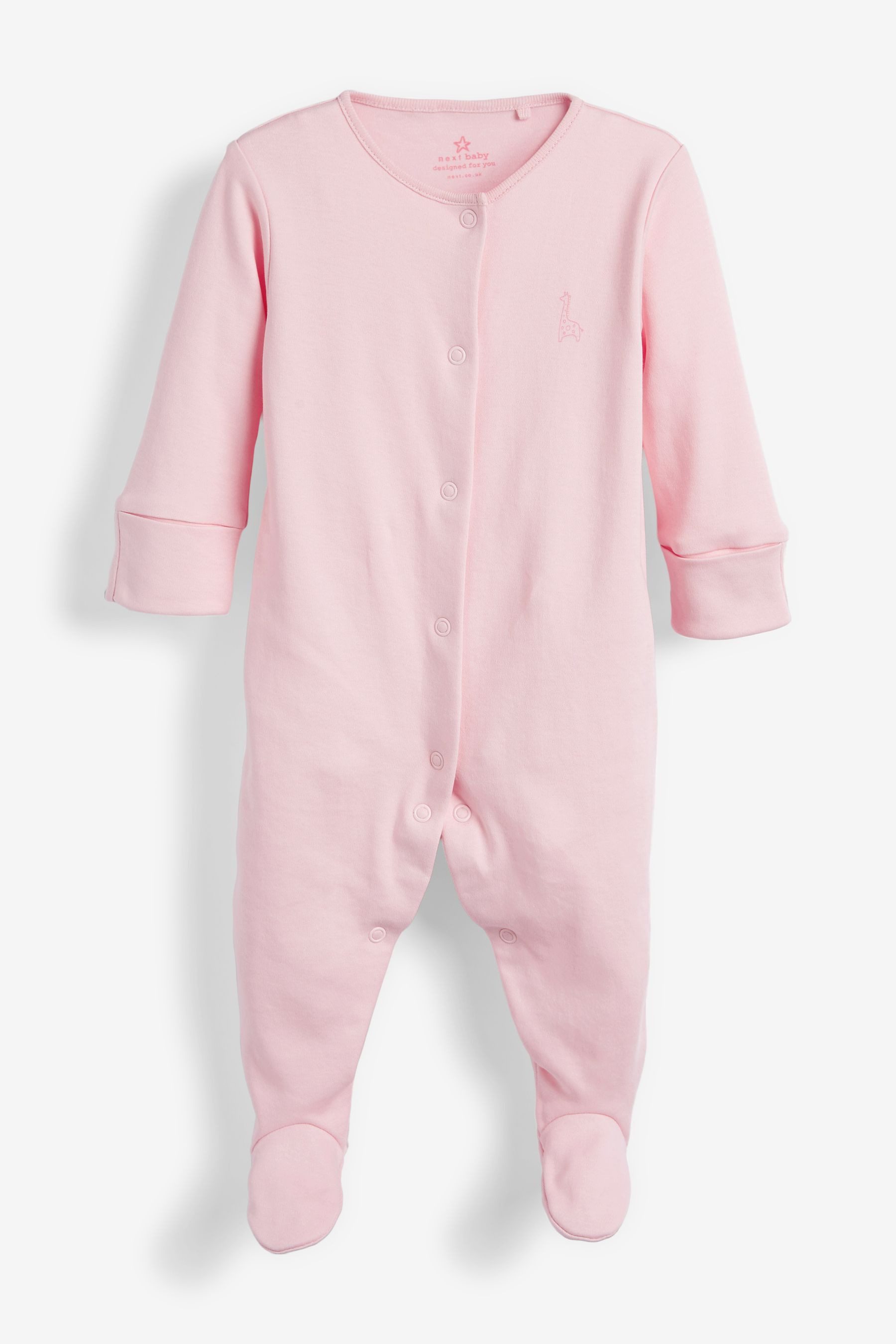 Next Schlafoverall Babyschlafanzüge aus Baumwolle im 3er-Pack (3-tlg) – Bild 3 von 5