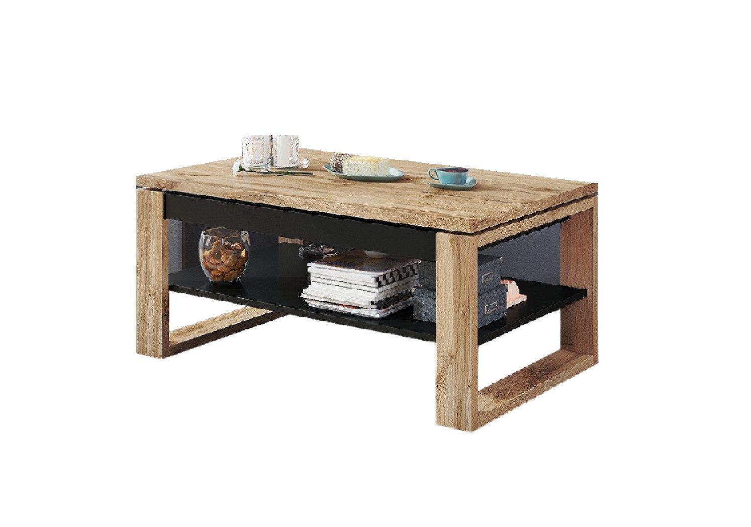 designimpex Couchtisch Design Multifunktionstisch Nuo Arbeitstisch günstig online kaufen