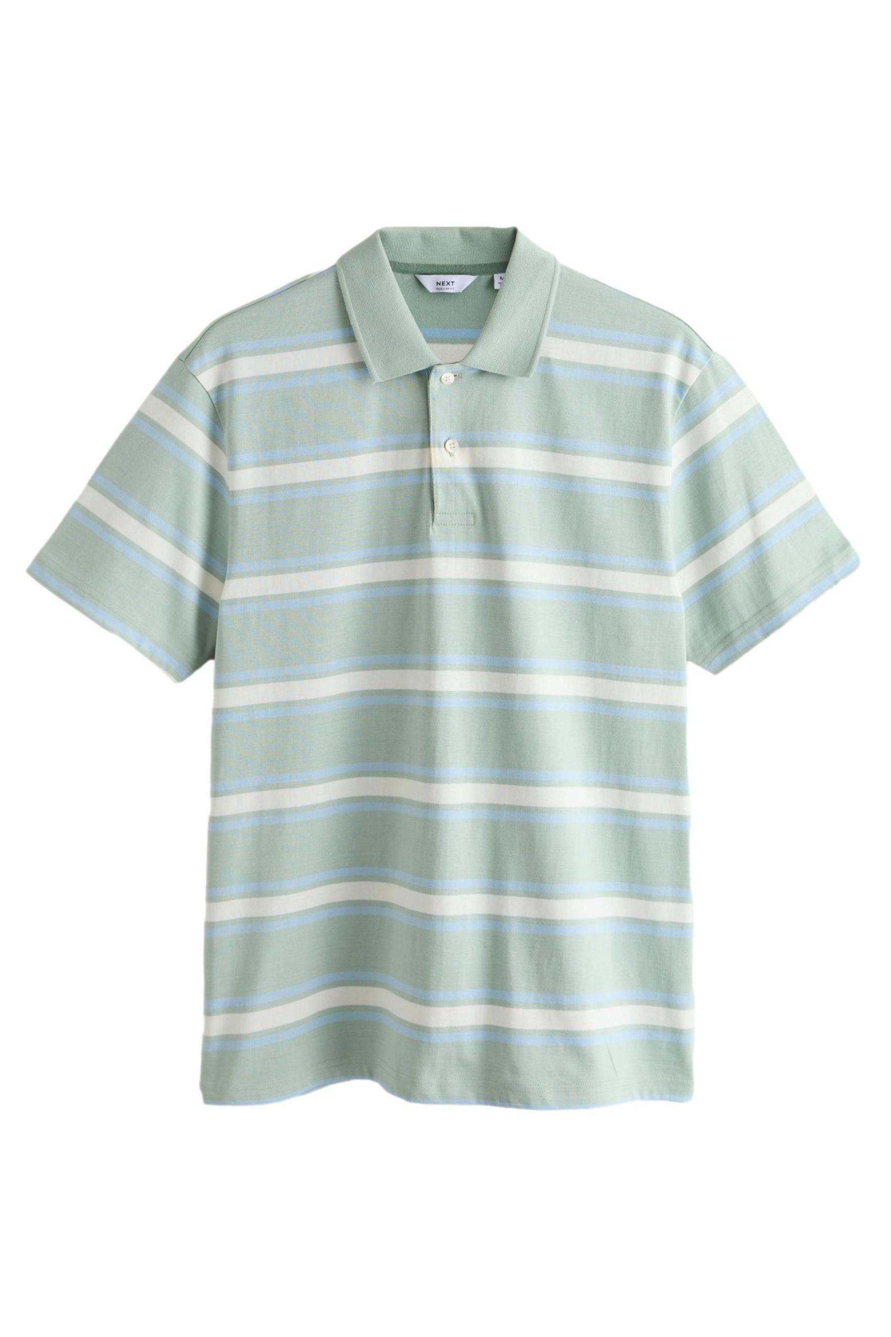 Poloshirt Poloshirt mit horizontalen Streifen
