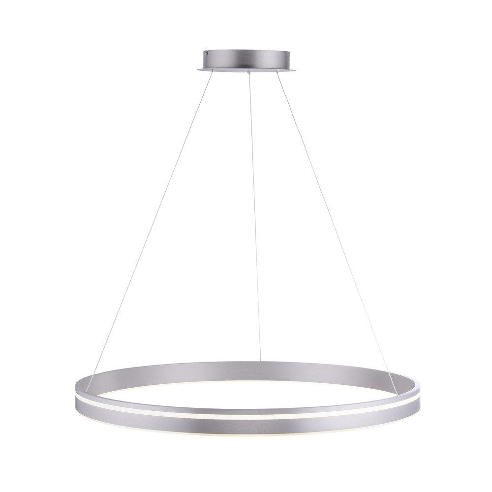 Paul Neuhaus Smarte LED-Leuchte LED Pendellampe CCT Q-Vito, Smart Home, RGB+W-Farbregelung, Dimmfunktion, Memoryfunktion, mit Leuchtmittel, CCT warmweiß - kaltweiß, Pendelleuchte Ring, dimmbar, Fernbedienung, Alexa