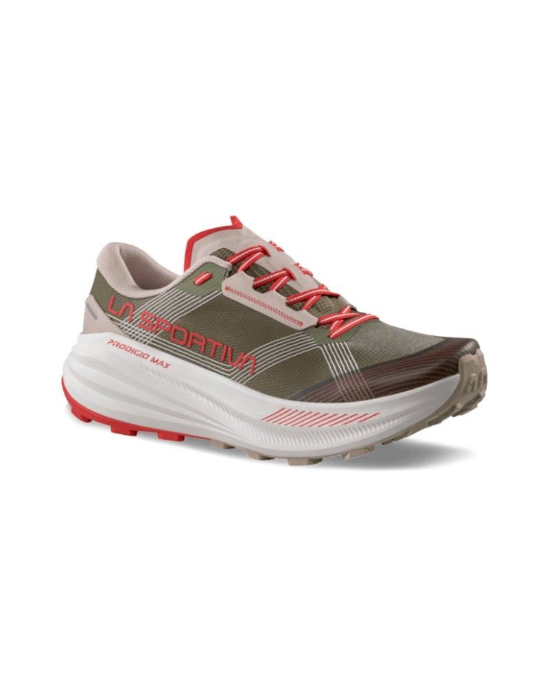 La Sportiva Prodigio Max (für lange Strecken) dunkelgrün/rot Herren Laufschuh