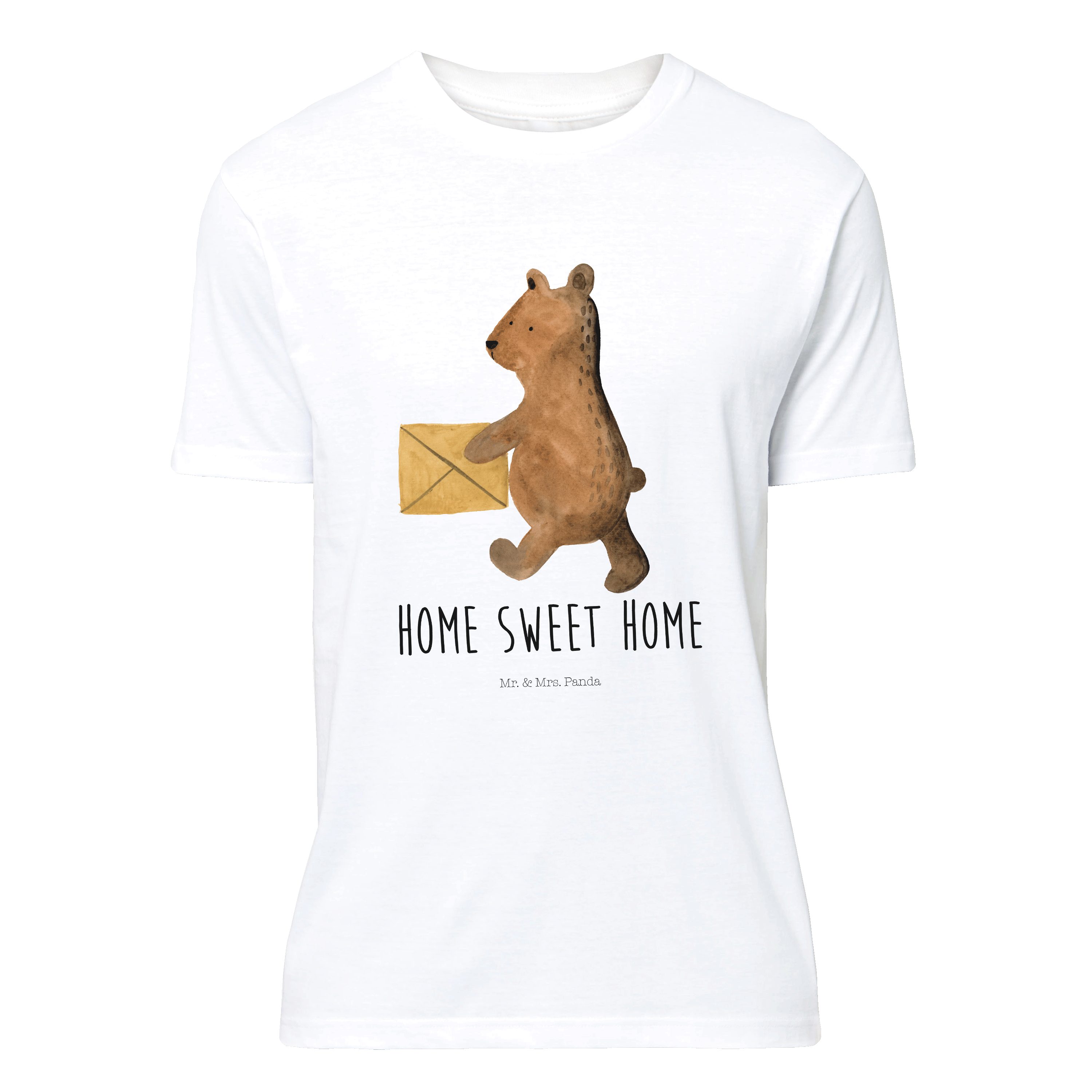 T-Shirt Bär Zuhause - Weiß - T-Shirt, Shirt