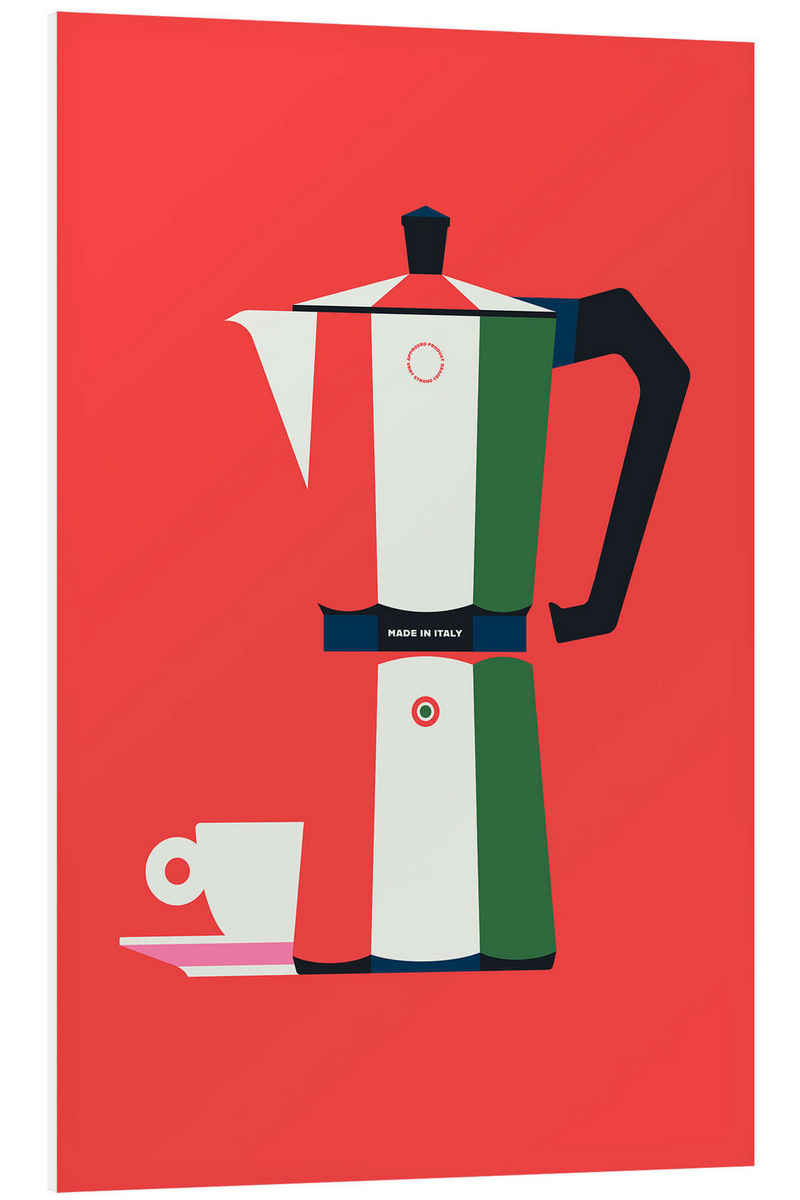 Posterlounge Forex-Bild Bo Lundberg, Italian Coffee, Bar Lounge Digitale Kunst