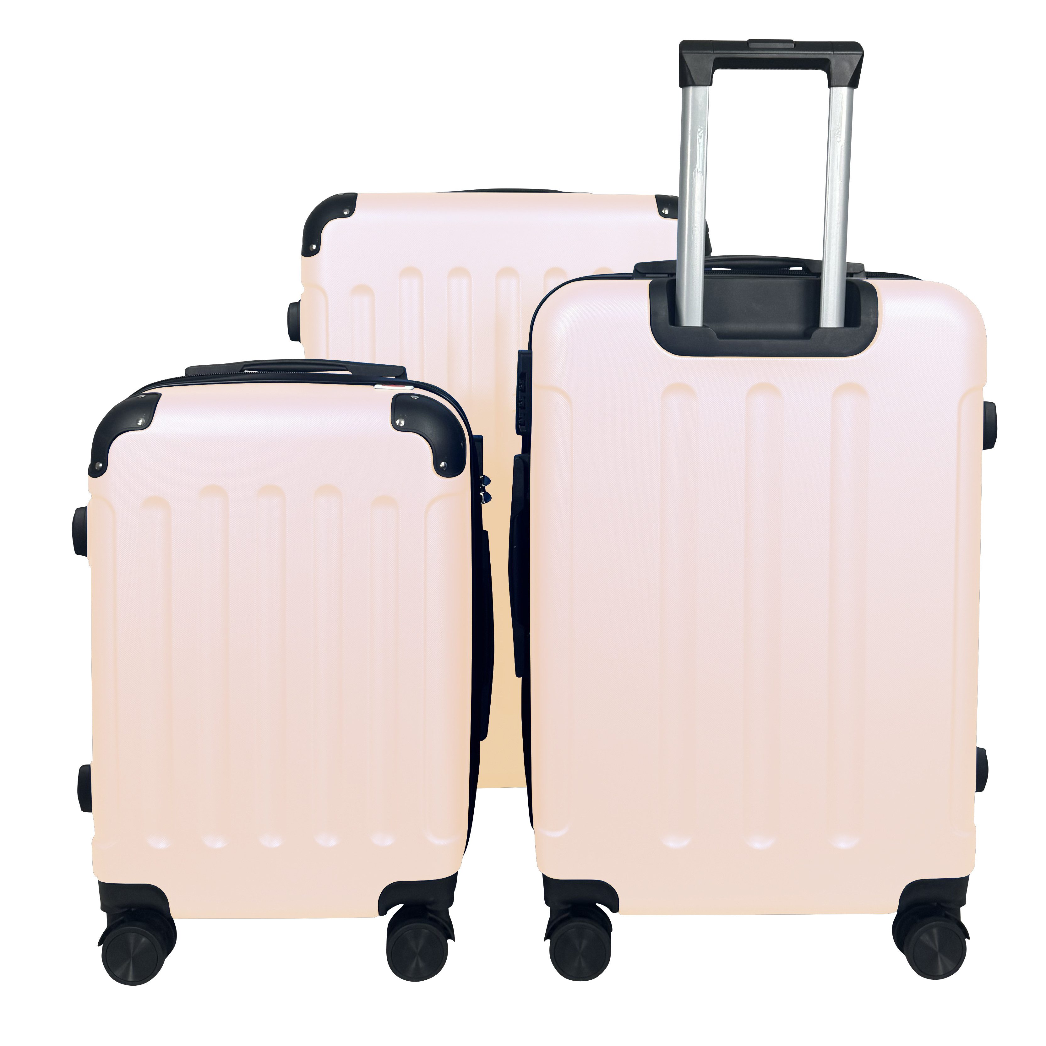 MTB Koffer Koffer Reisekoffer ABS Trolley 4 Zwillingsrollen M/L/XL oder Set