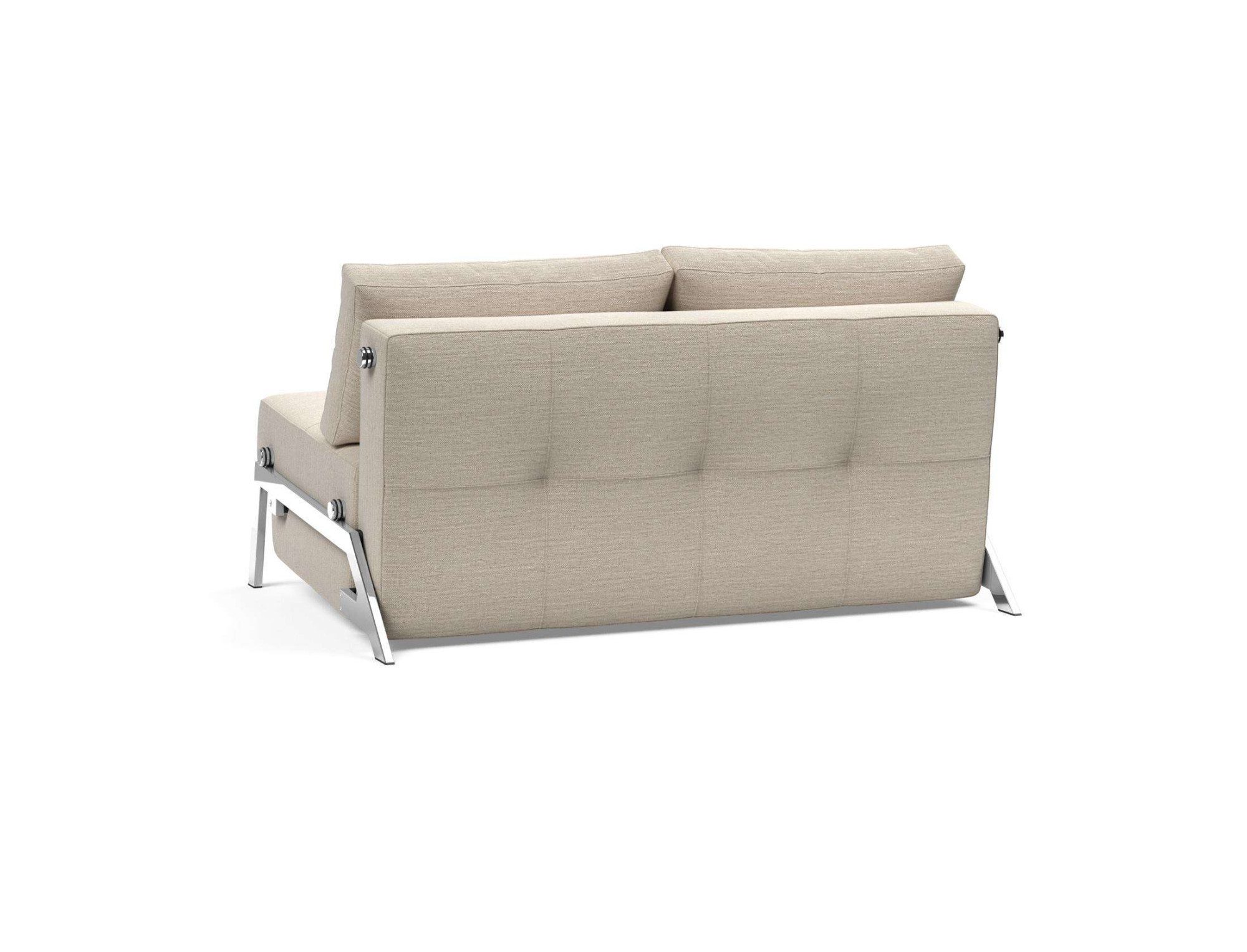 INNOVATION LIVING ™ Schlafsofa Cubed Klappsofa, hochwertige Schlaffunktion, Design und extra Komfort, Frontauszug, sehr platzsparend, abgewinkelt Sitzen, waagerecht liegen