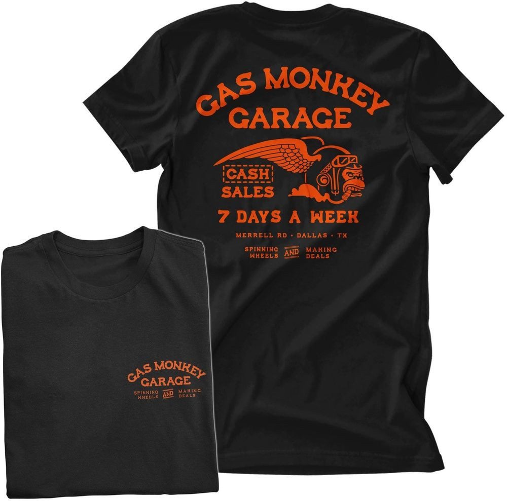 Gas Monkey Garage T-Shirt Cash Monkey T-Shirt