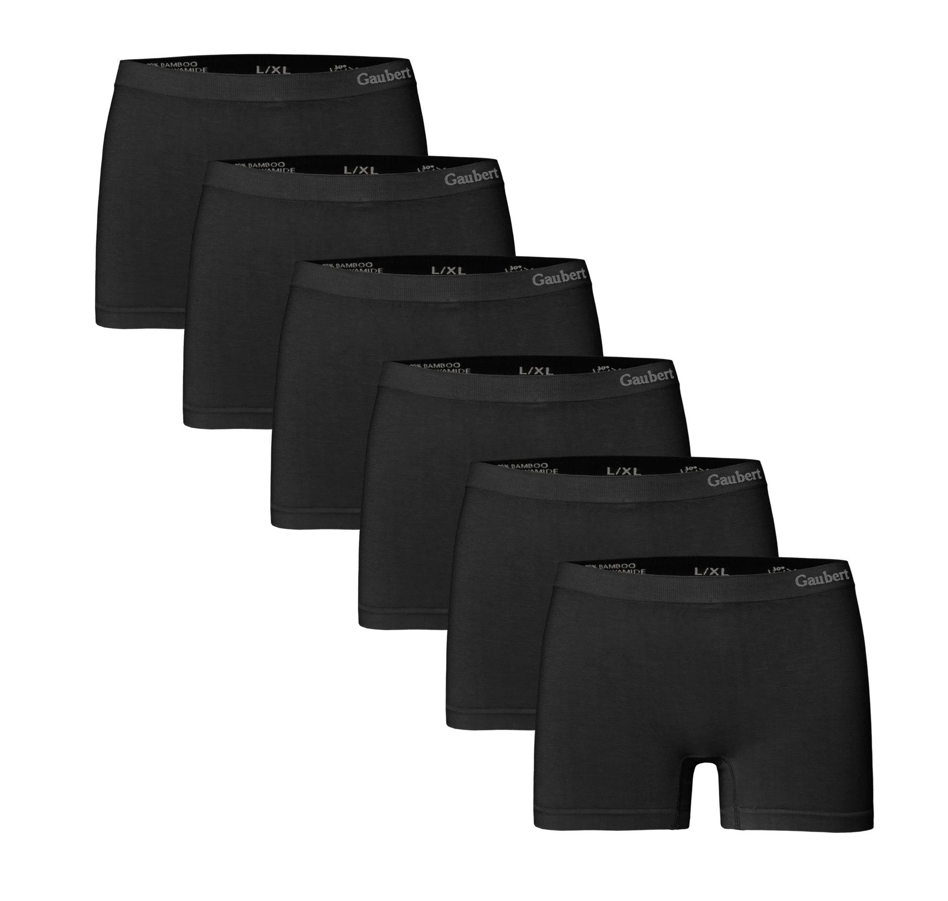Rungassi Boxershorts 6er Pack Deluxe Damen Boxershort Slips Panty Hot Pants Hipster 3103 (Set bestehend aus 6 Slips) – Bild 3 von 3