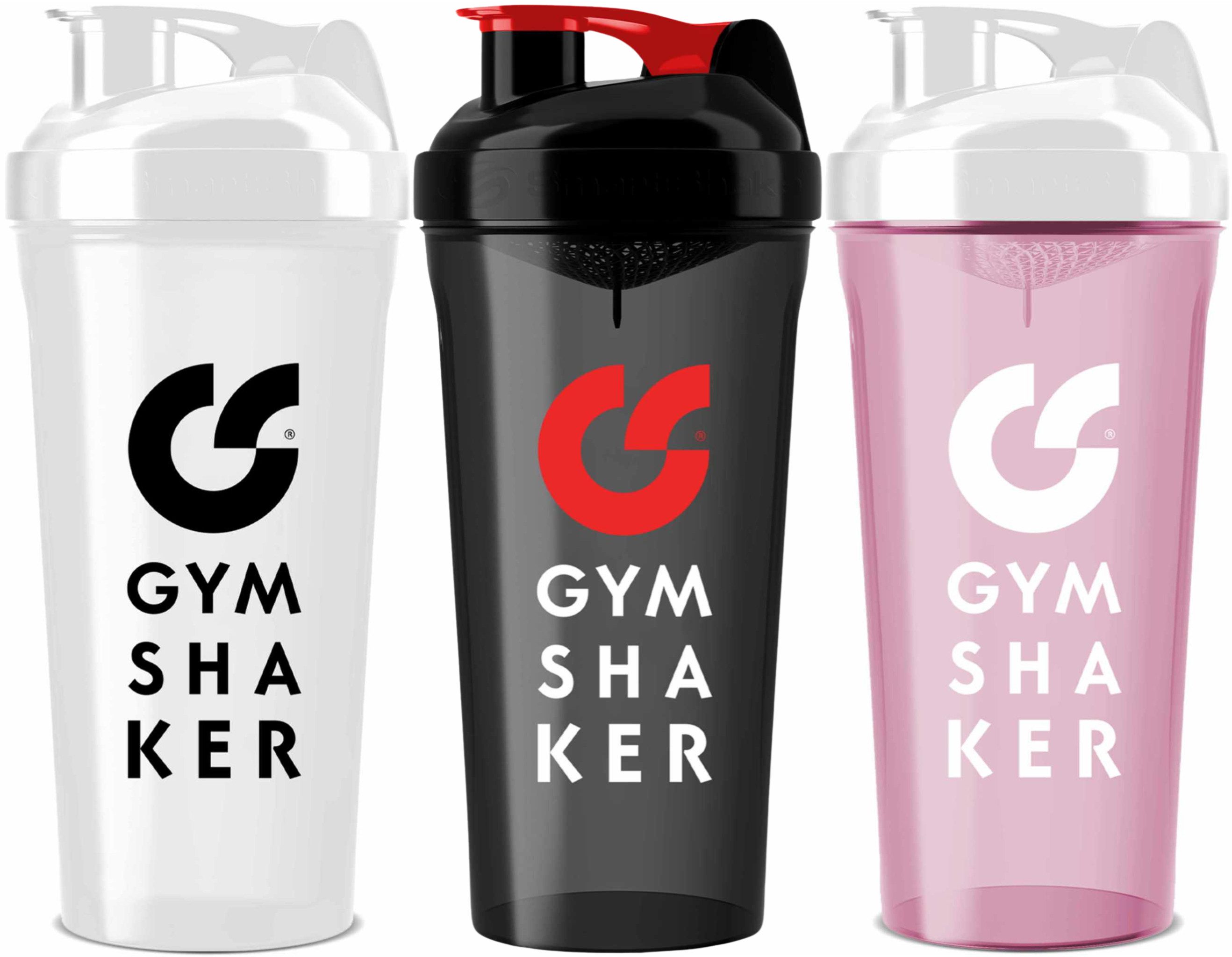 Protein Shaker 3er Pack Trinkflasche für Bodybuilding, Gym Equipment & Muskelaufbau