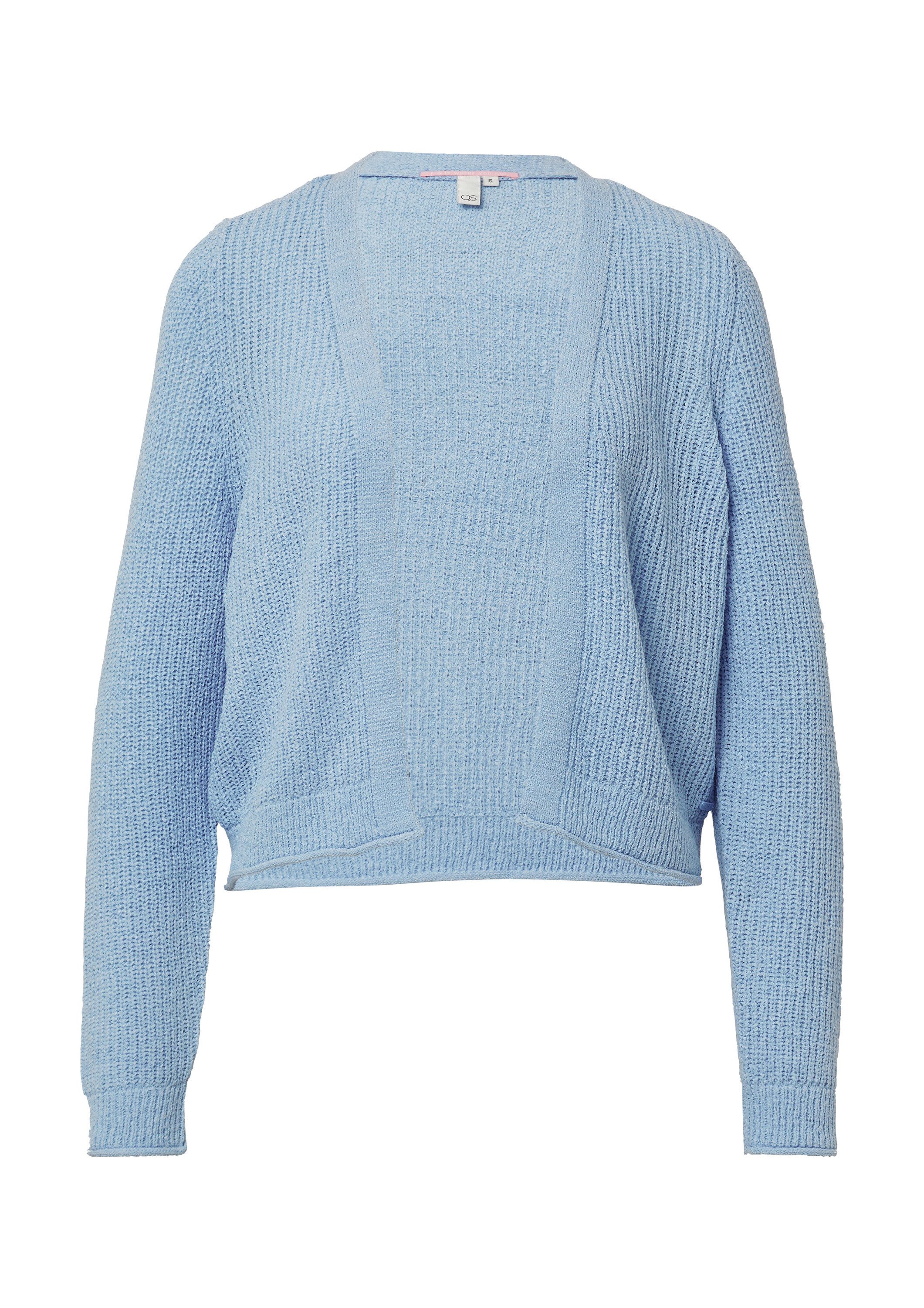 QS Cardigan Strickjacke Strickjacke aus Bändchengarn günstig online kaufen