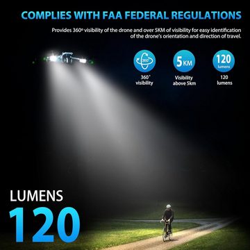 STARTRC Anti-Kollisionslicht,LED Drohne Blitzlicht Für FAA- Drohne (Mini 4 Pro,Air 3,Mavie 3,Mini 2 SE Und Alle RC-Drohnen Zubehör)