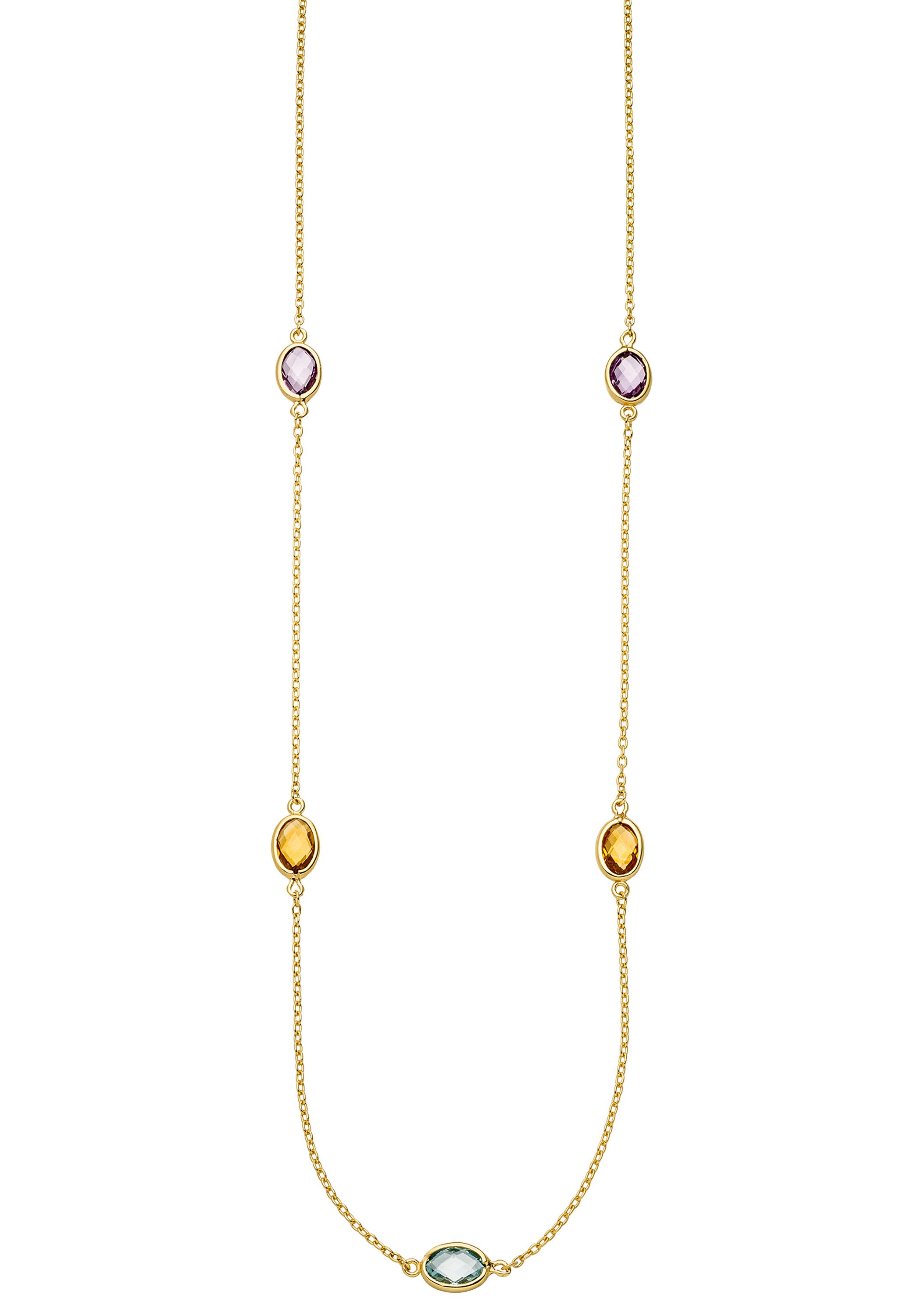 JOBO Collier, 585 Gold mit Amethyst Blau... JOBO Collier, 585 Gold mit Amethyst Blau...