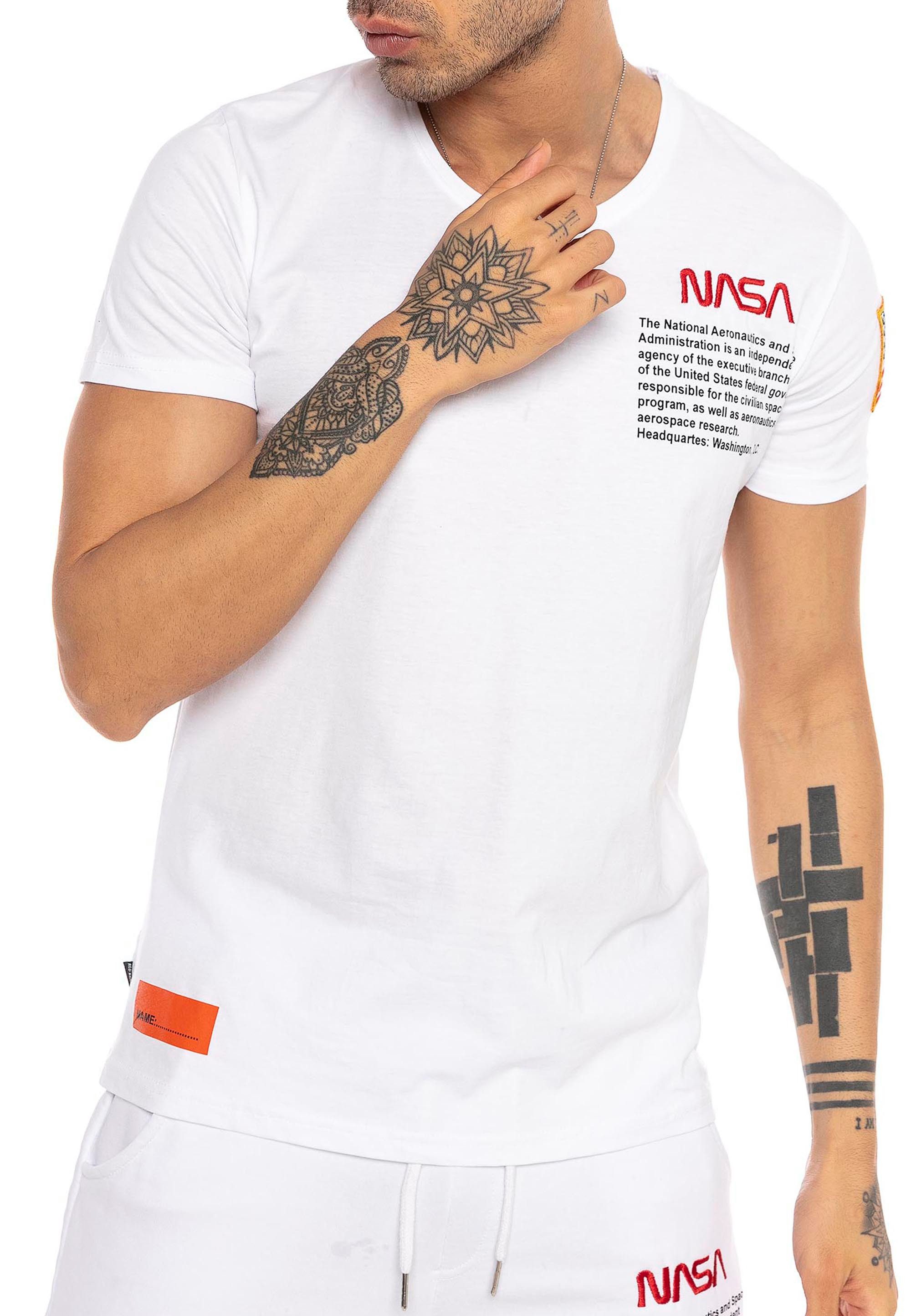RedBridge T-Shirt mit Brustprint – Rundhals, günstig online kaufen