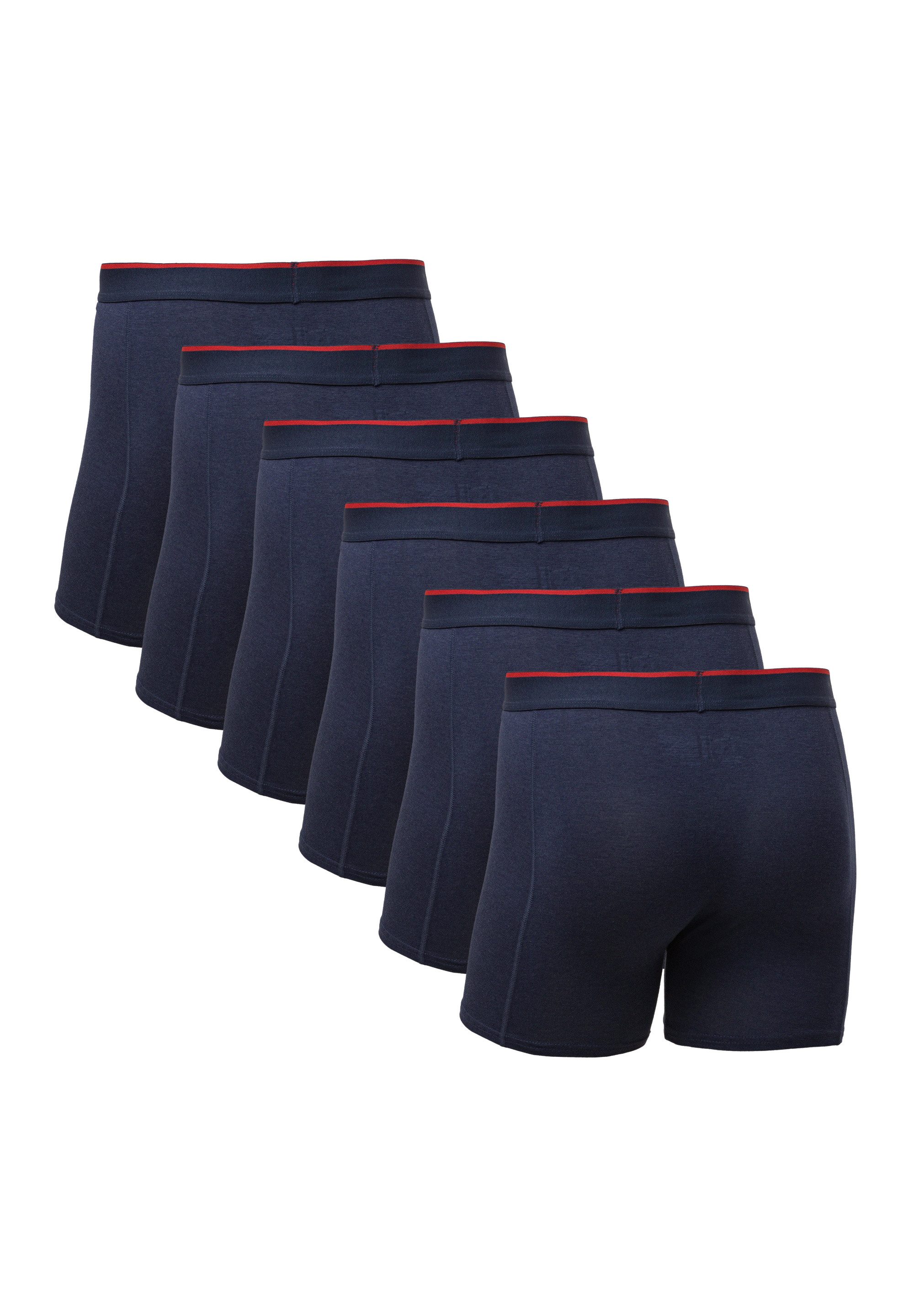 DANISH ENDURANCE Boxershorts Bamboo Trunks with fly (6-St) Superweich mit elastischem Bund, Bambus Unterhosen für Männer