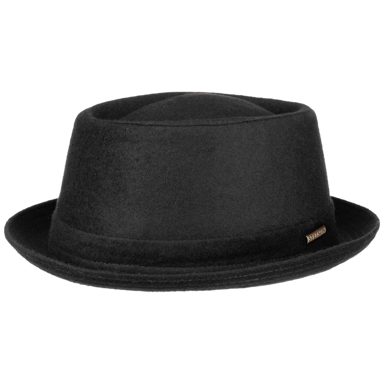 Stetson Fedora (1-St) Wollfilzhut mit Futter, Made in Italy