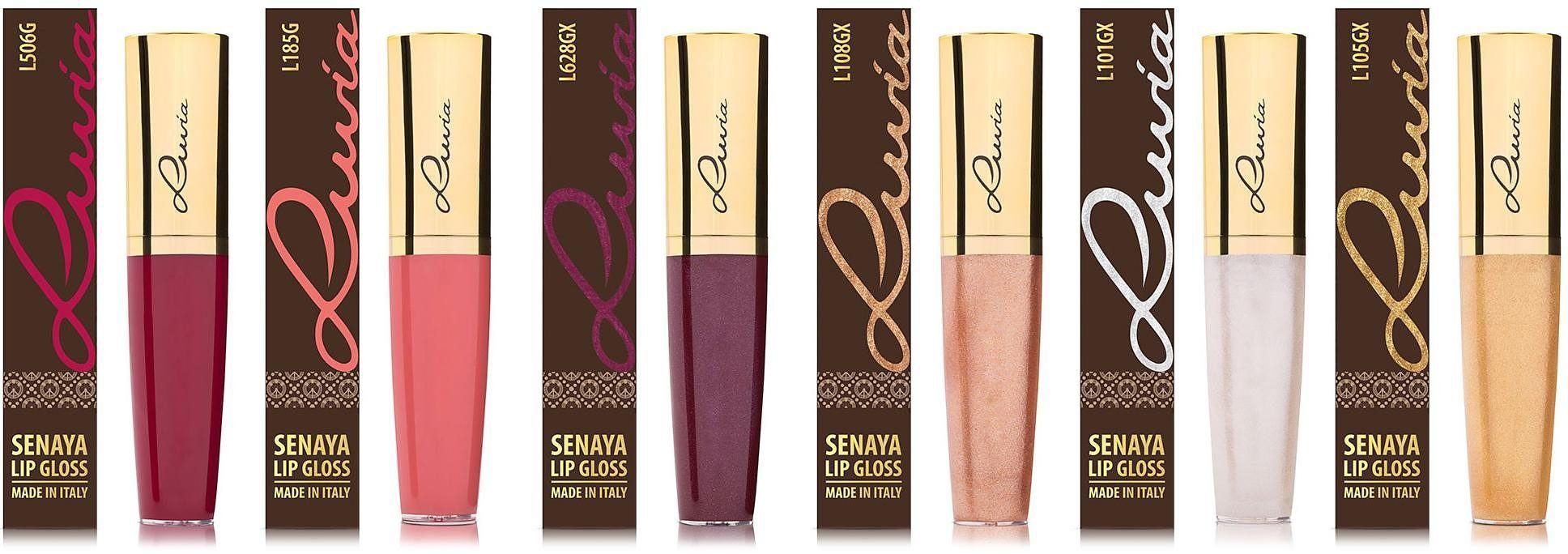 Cosmetics Luvia Colors, Lipgloss Luxurious Senaya 6-tlg.