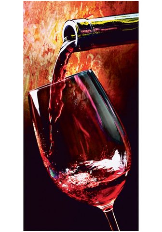 HOME AFFAIRE Стеклянная картина »Wine«