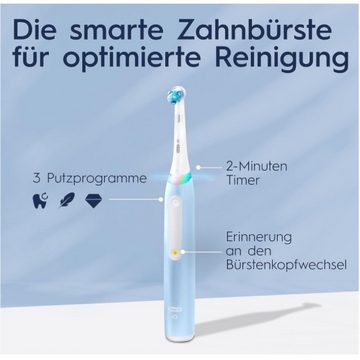 Oral-B Elektrische Zahnbürste iO Series 3 Plus Edition, Aufsteckbürsten: 3 St.
