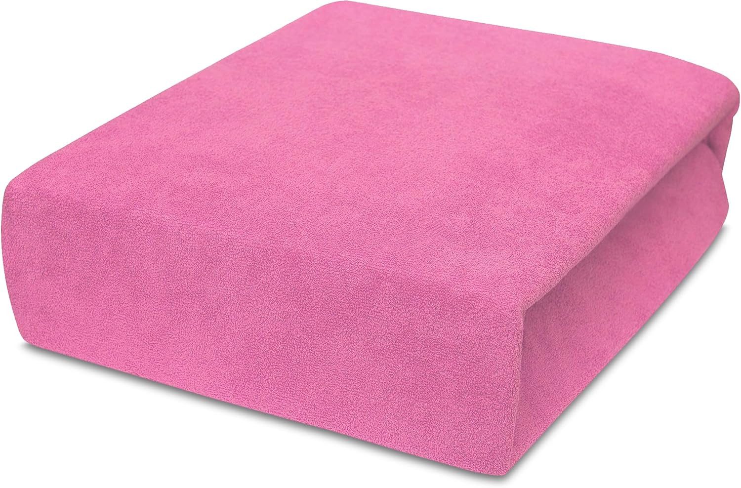 Best for You Spannbettlaken Terry Spannbettlaken–Flauschiger Handtuchstoff für Komfort & Passform, Frotte, Gummizug: Rundum, (1 Stück), Weich, flauschig, atmungsaktiv, hautfreundlich