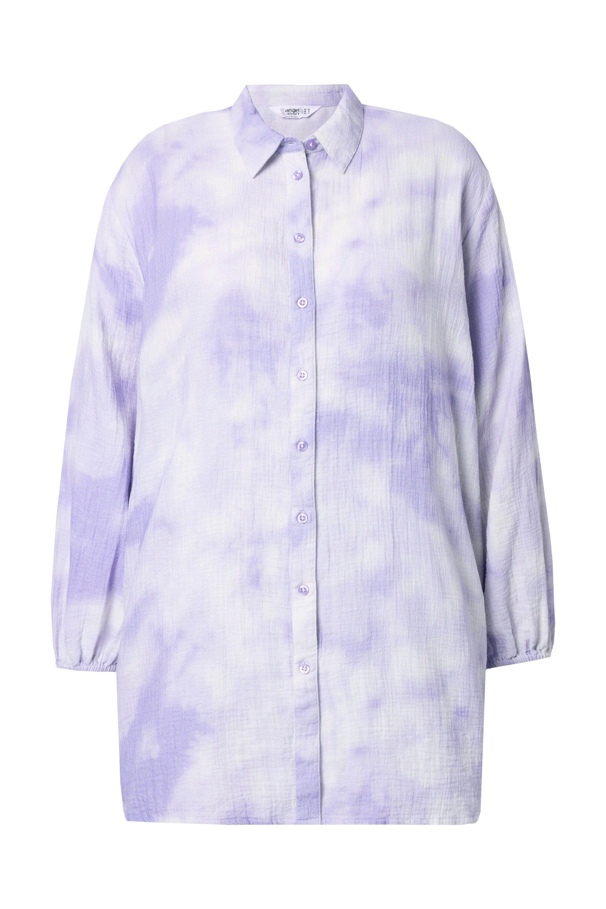 Angel of Style Hemdbluse Musselin-Hemdbluse Batikmuster günstig online kaufen