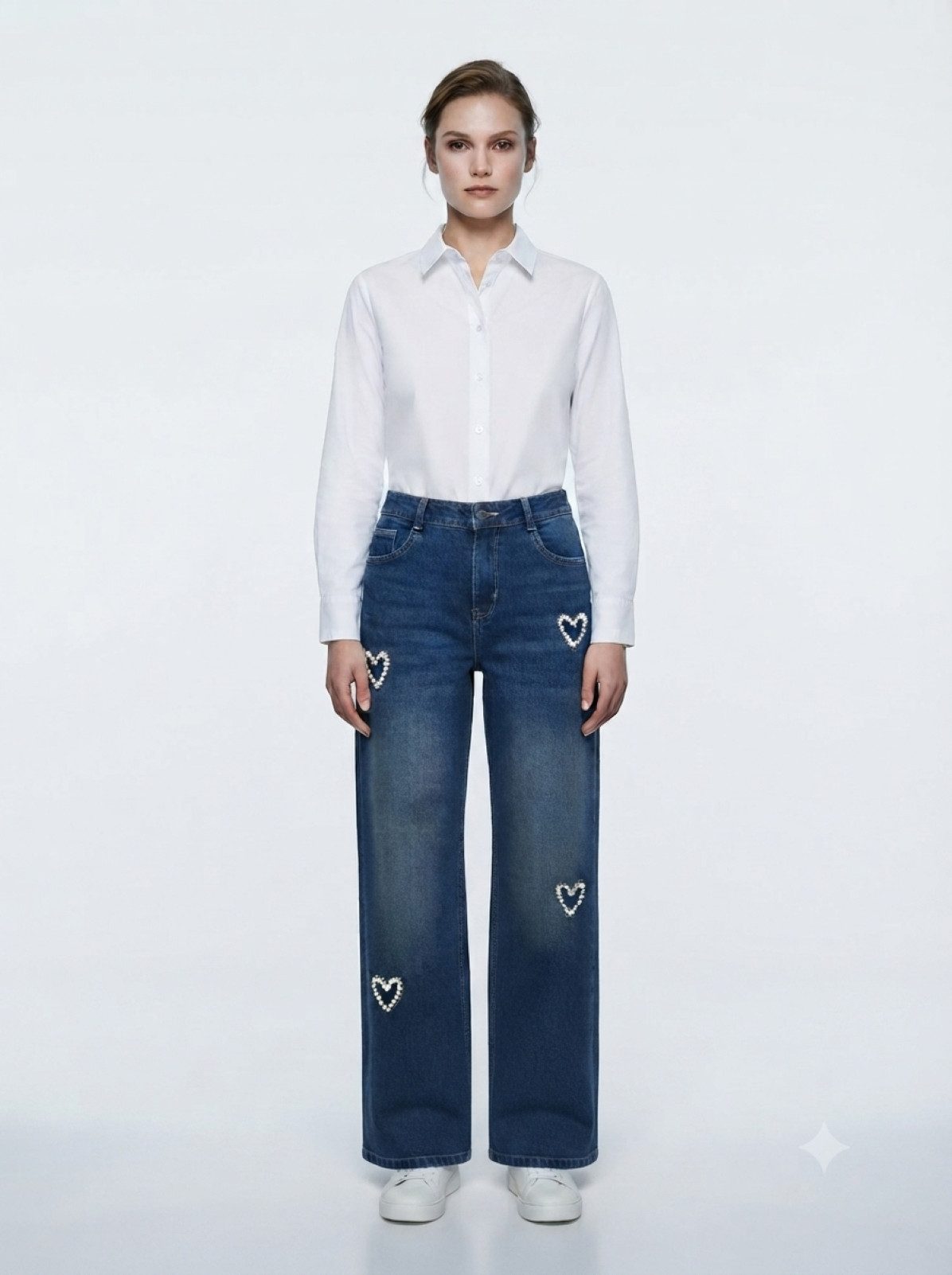 PfauGermany Relax-fit-Jeans Unique Embroidery Designs