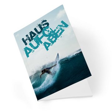 itenga Notizheft itenga Hausaufgabenheft Surfer (Motiv 33) DIN A5, 96 Seiten