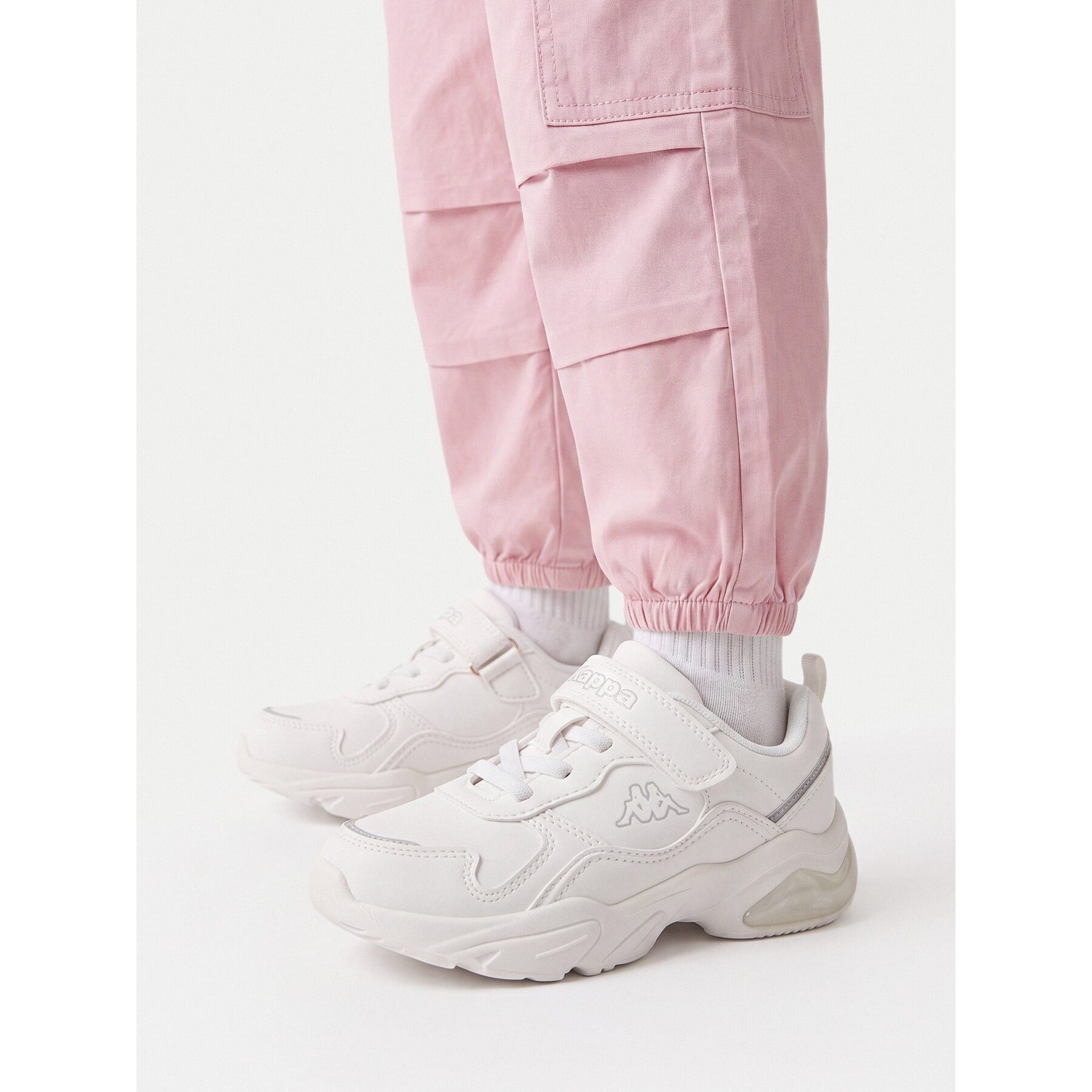Kappa Kappa Mädchen Turnschuhe 5907964179856 Weiß Walkingschuh