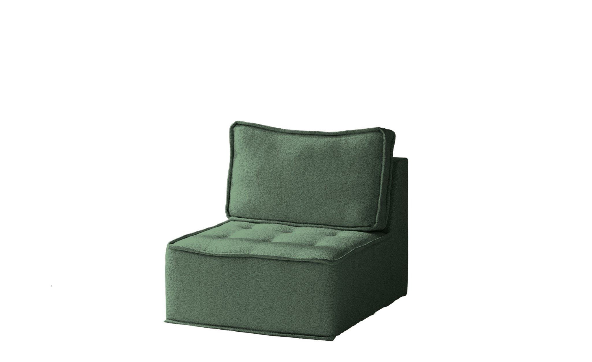 Fun Möbel Sessel Designersessel SANDE XS in Stoff (ohne Krokodil Verbinder), Rundumbezug