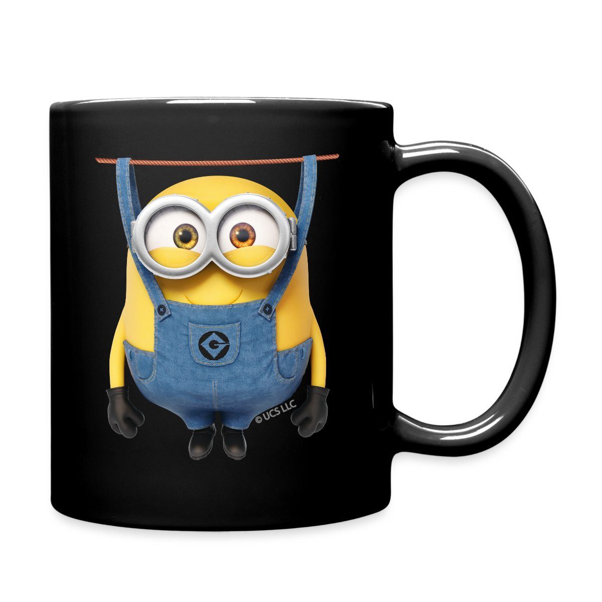 Spreadshirt Tasse Minions Bob An Der Wäscheleine Despicable Me Tasse Einfarbig, Keramik