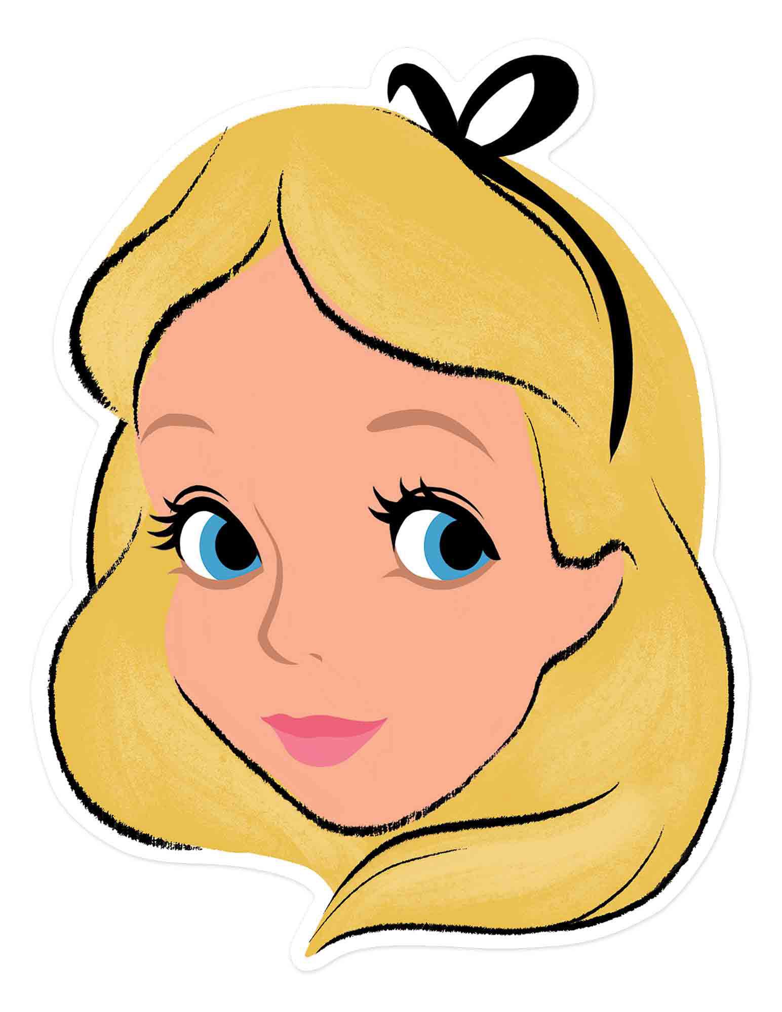 Verkleidungsmaske Disney - Masken - Alice Maske