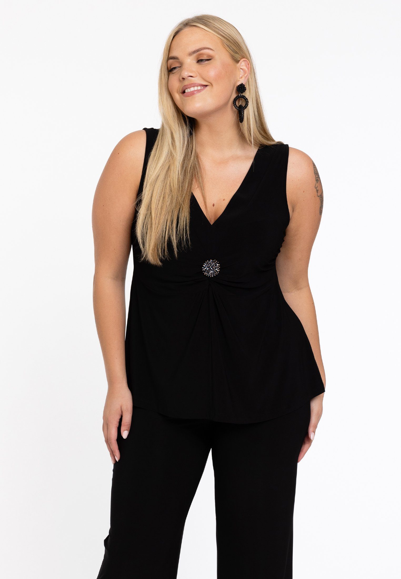 Shirttop Damen Top Große Größen