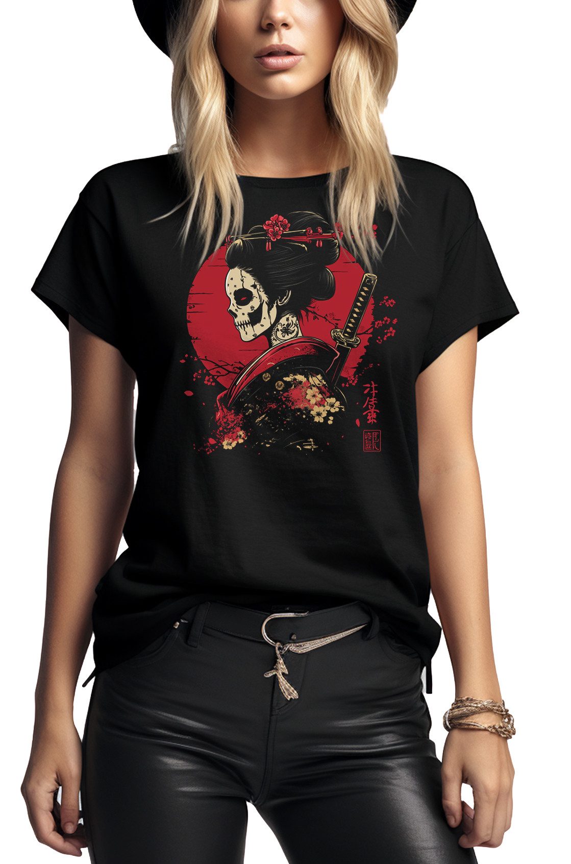 MAKAYA Print-Shirt Damen Japan Anime Top günstig online kaufen