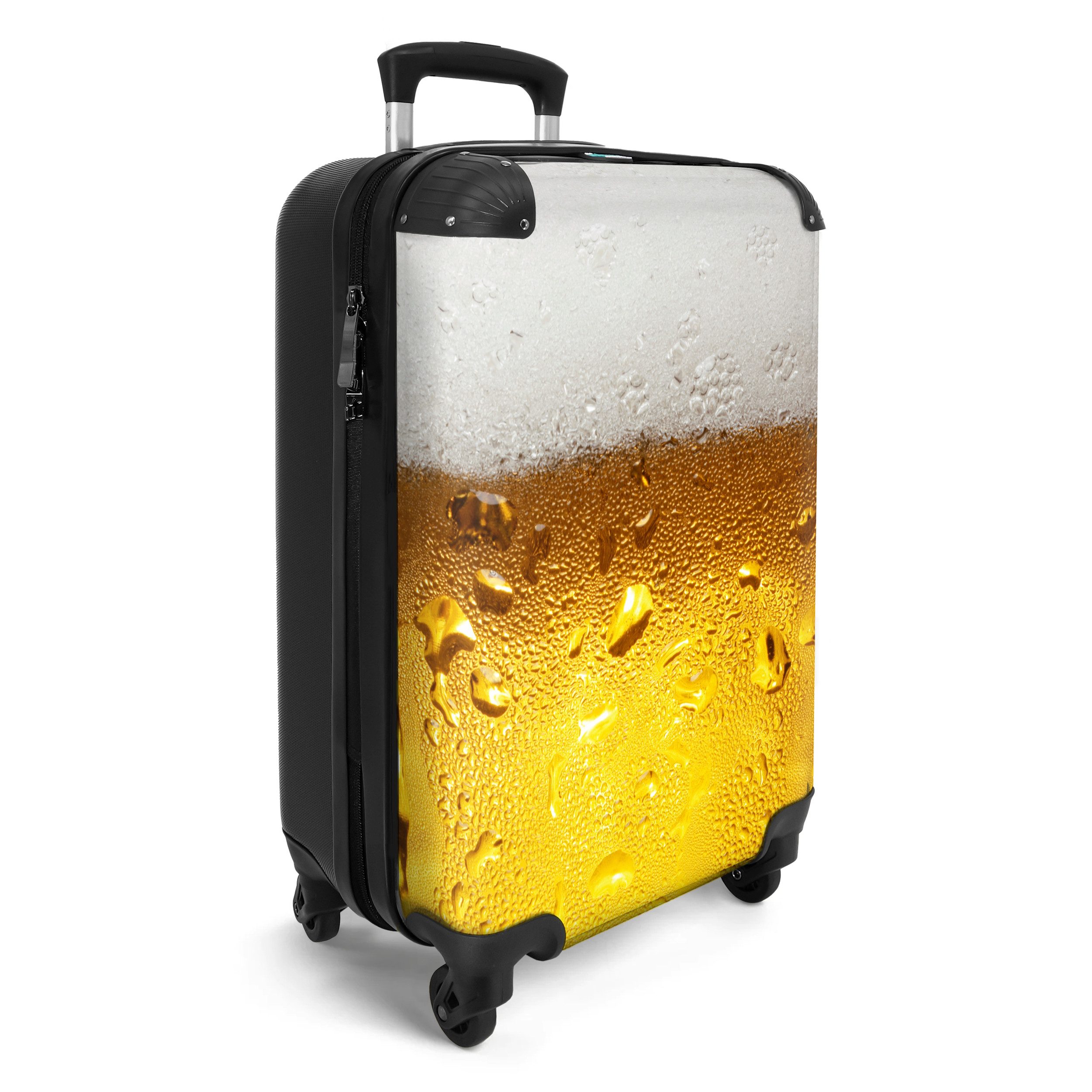 NoBoringSuitcases.com© Hartschalen-Trolley Bier - Druck - günstig online kaufen