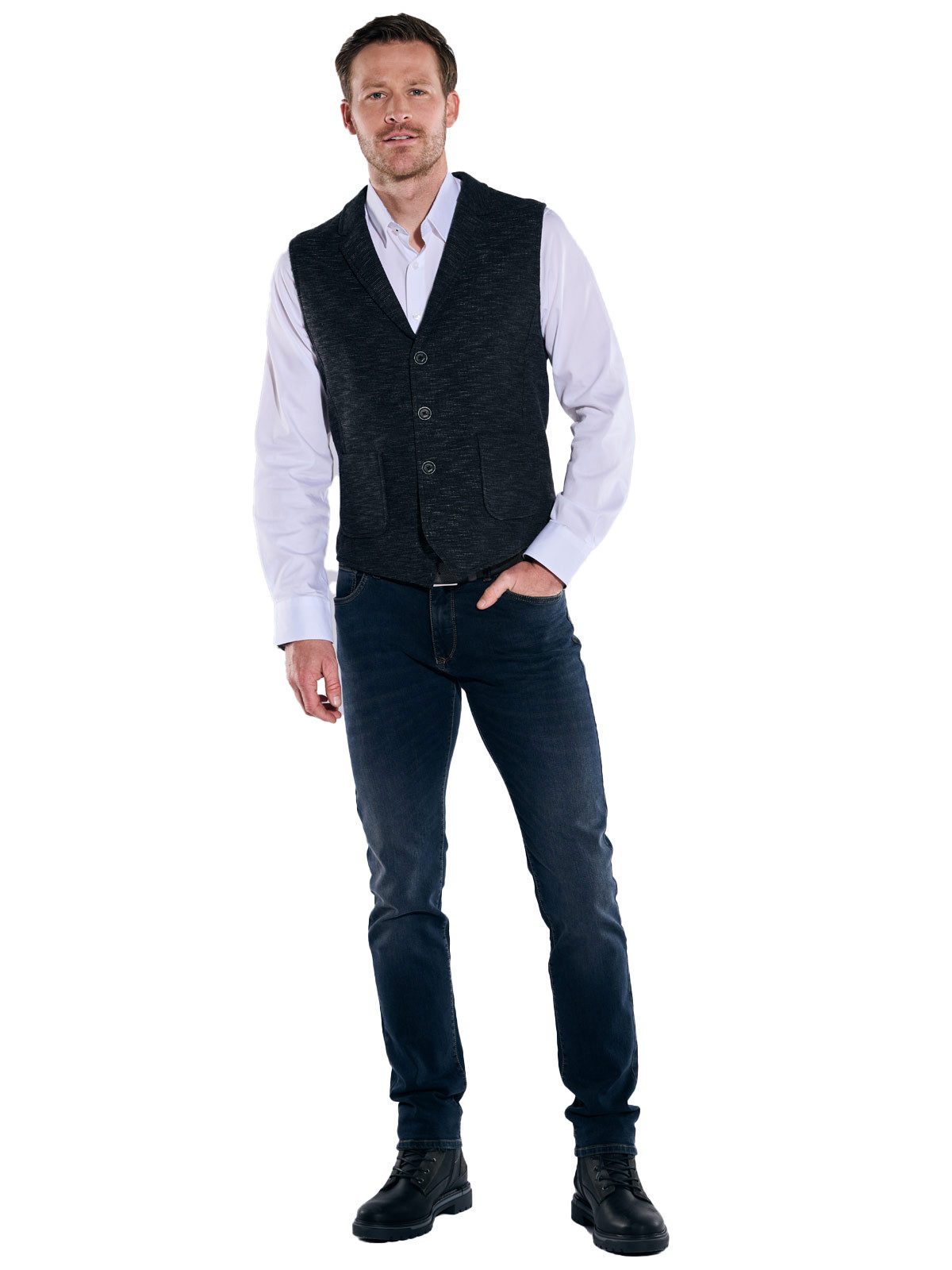 Engbers Anzugweste engbers Herren Sakko-Weste regular, Anthrazit