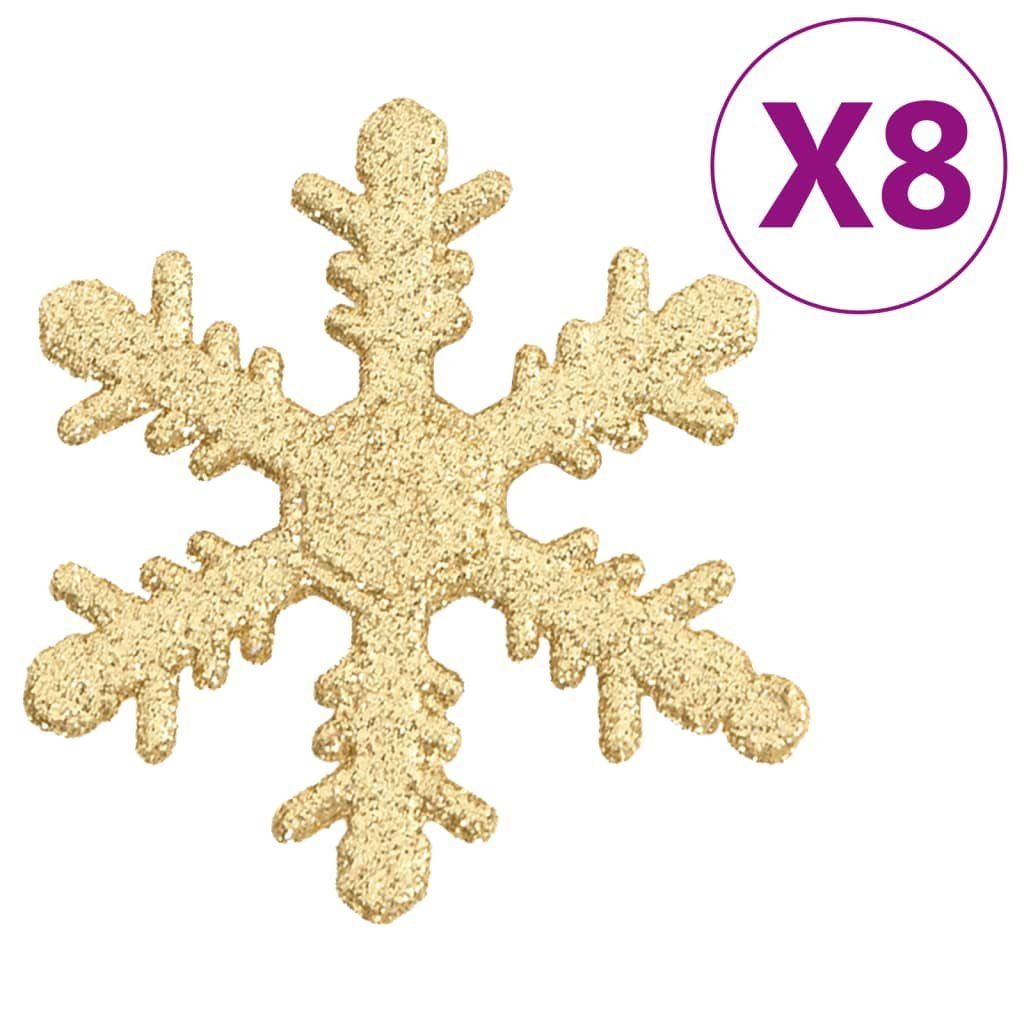 vidaXL Christbaumschmuck 111-tlg. Weihnachtskugel-Set Polystyrol Golden (111-tlg)