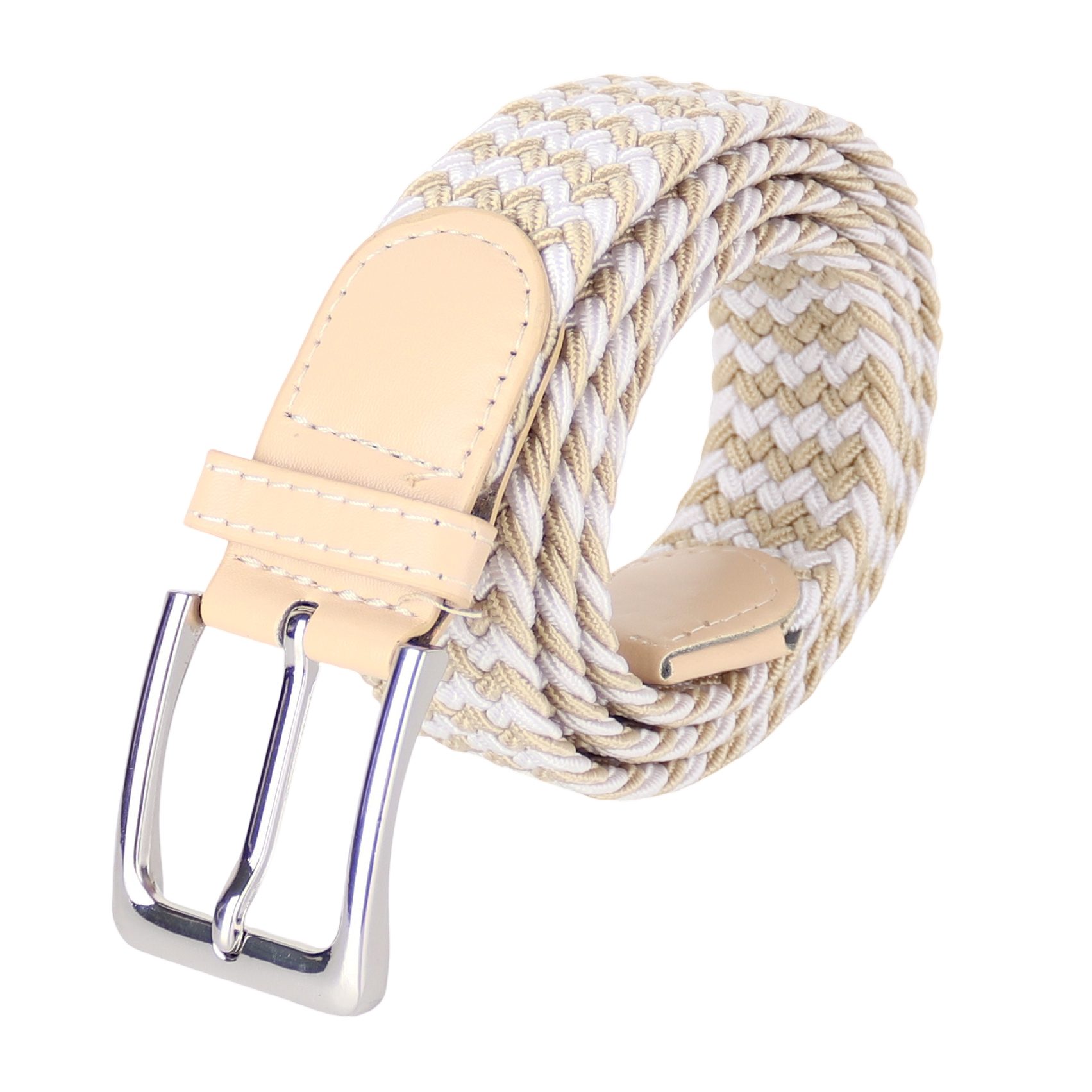 MIRROSI Flechtgürtel Elastischer Stoffgürtel Flechtgürtel für Damen und Herren (3,5CM Breit, Atemungsaktiv, Super Weich) Geflochtener Stretchgürtel Dehnbarer Gürtel UNISEX